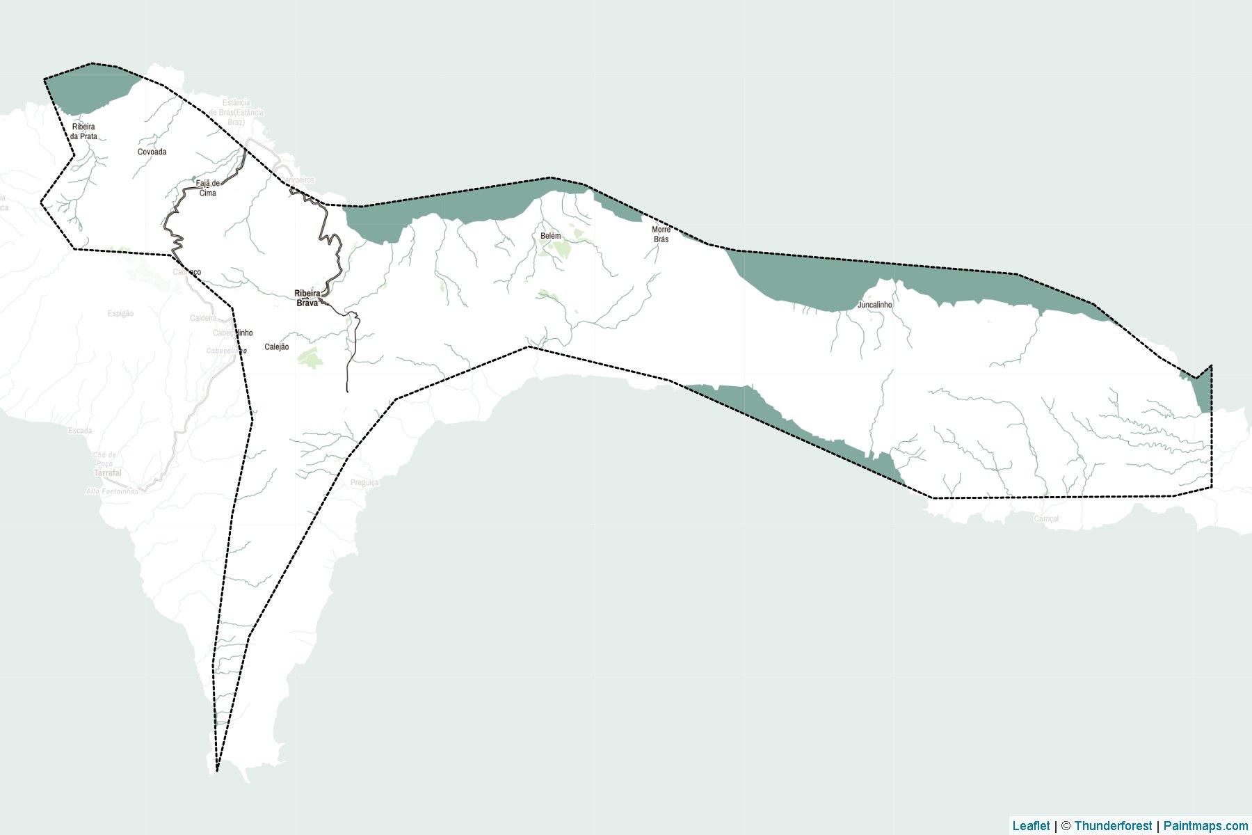 Ribeira Brava (Cape Verde) Map Cropping Samples-2