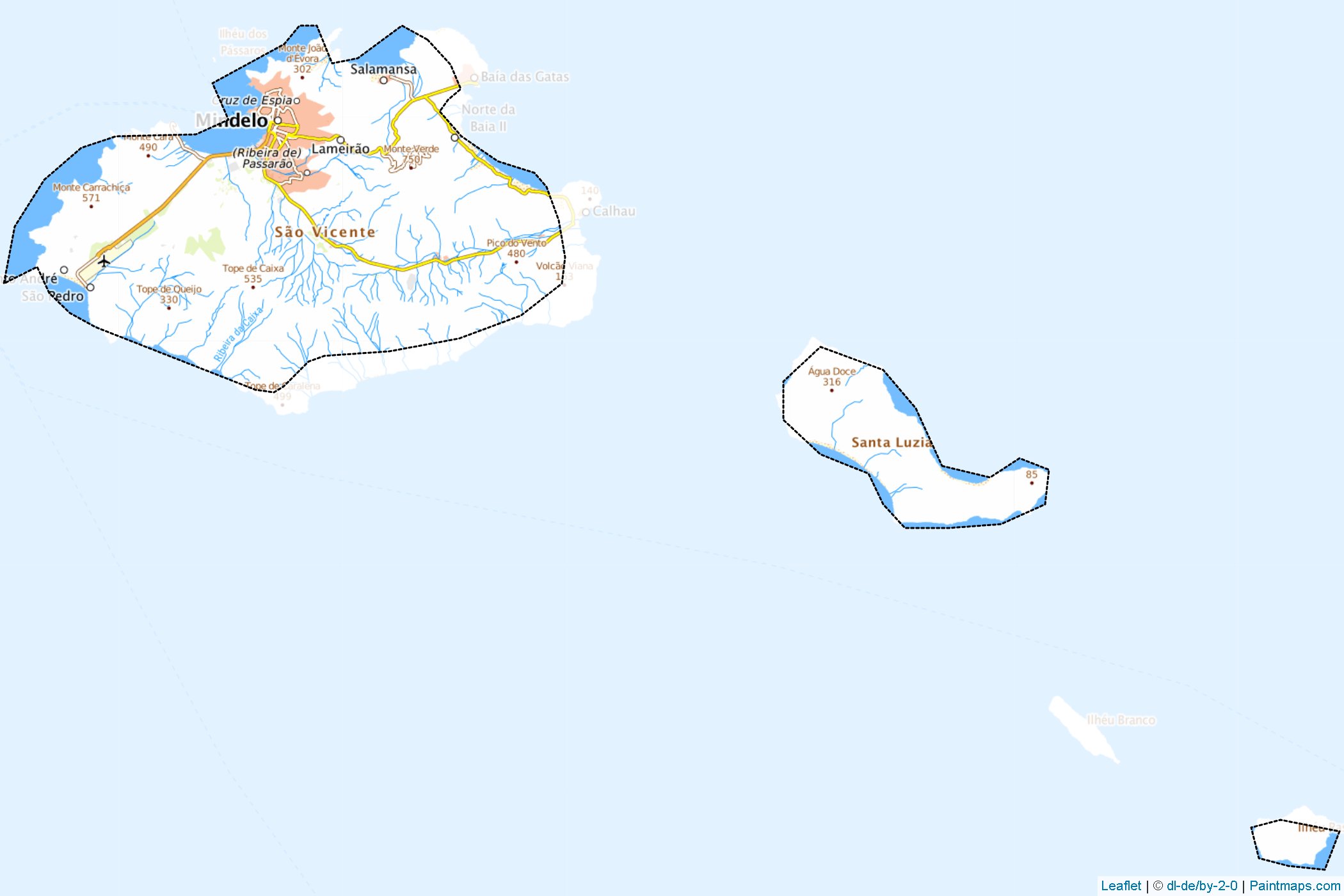 São Vicente Municipality (Cape Verde) Map Cropping Samples-1