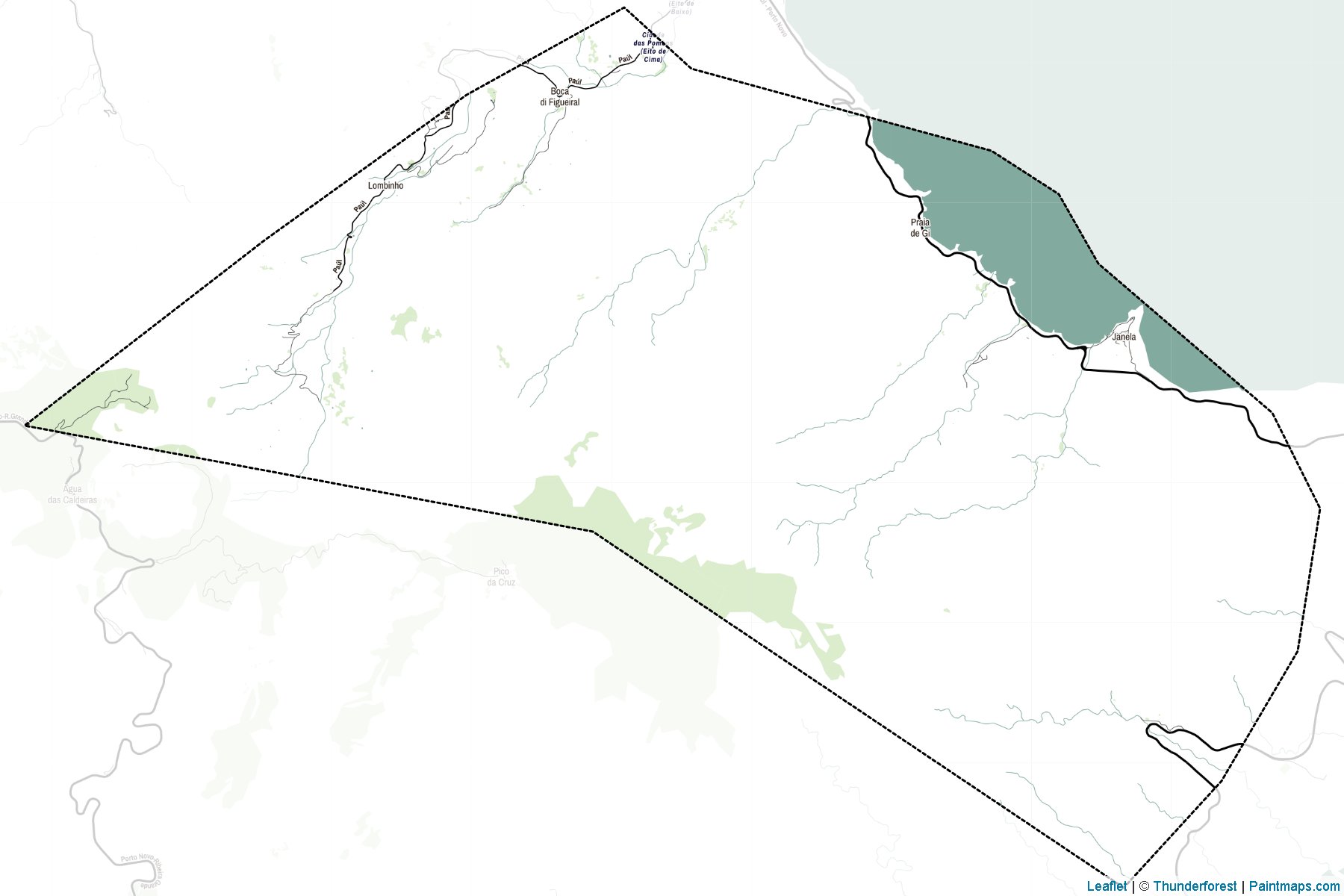 Muestras de recorte de mapas Paul (Cabo Verde)-2