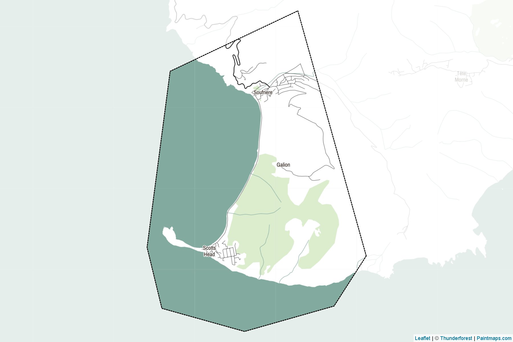 Saint Mark (Dominica) Map Cropping Samples-2