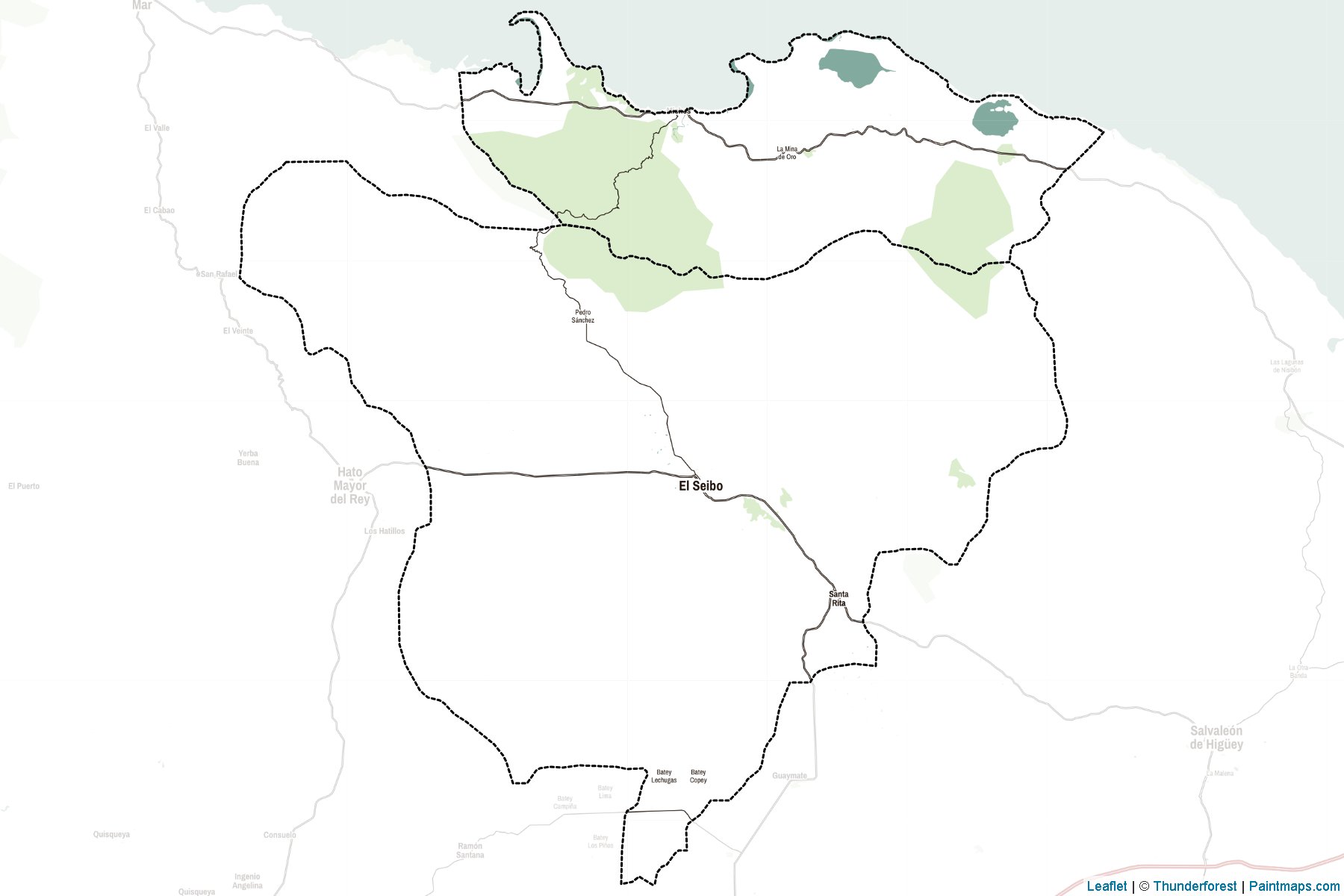 Muestras de recorte de mapas El Seybo (República Dominicana)-2