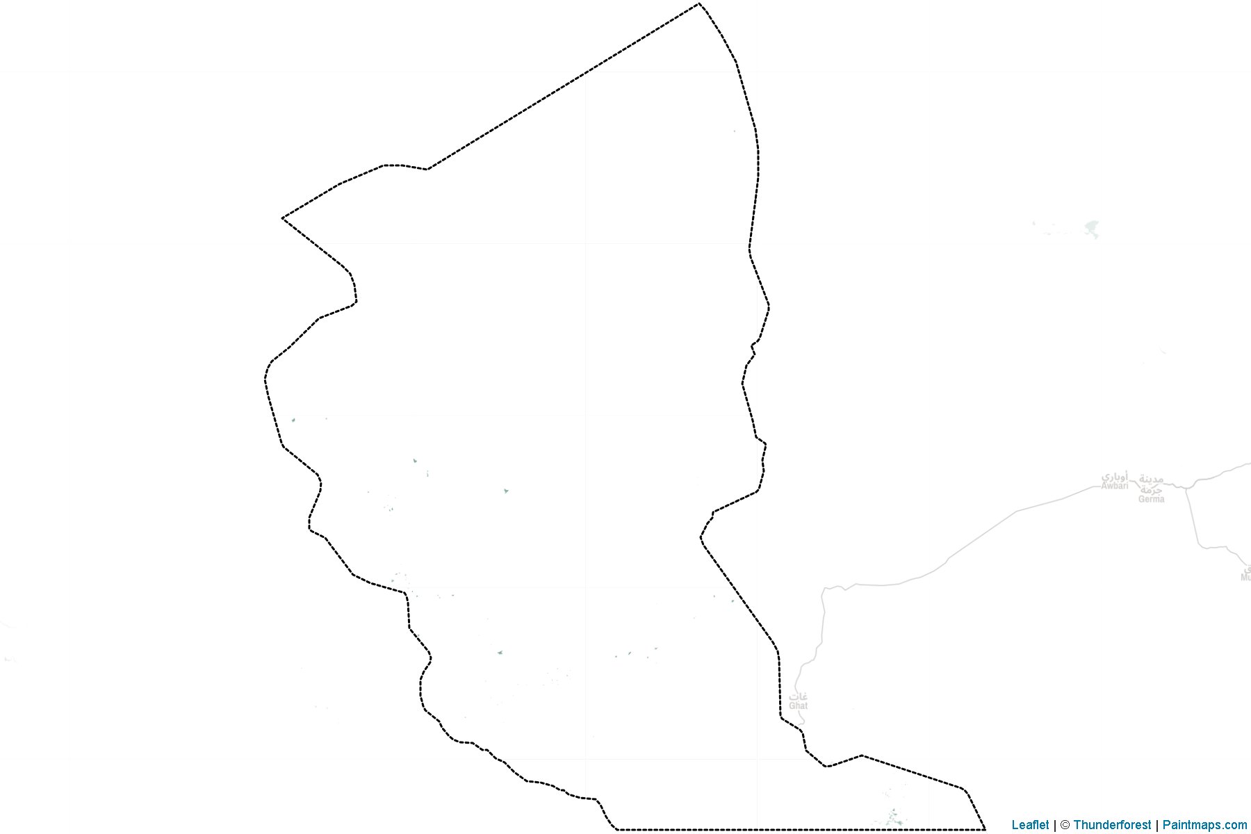 Muestras de recorte de mapas Illizi (Argelia)-2