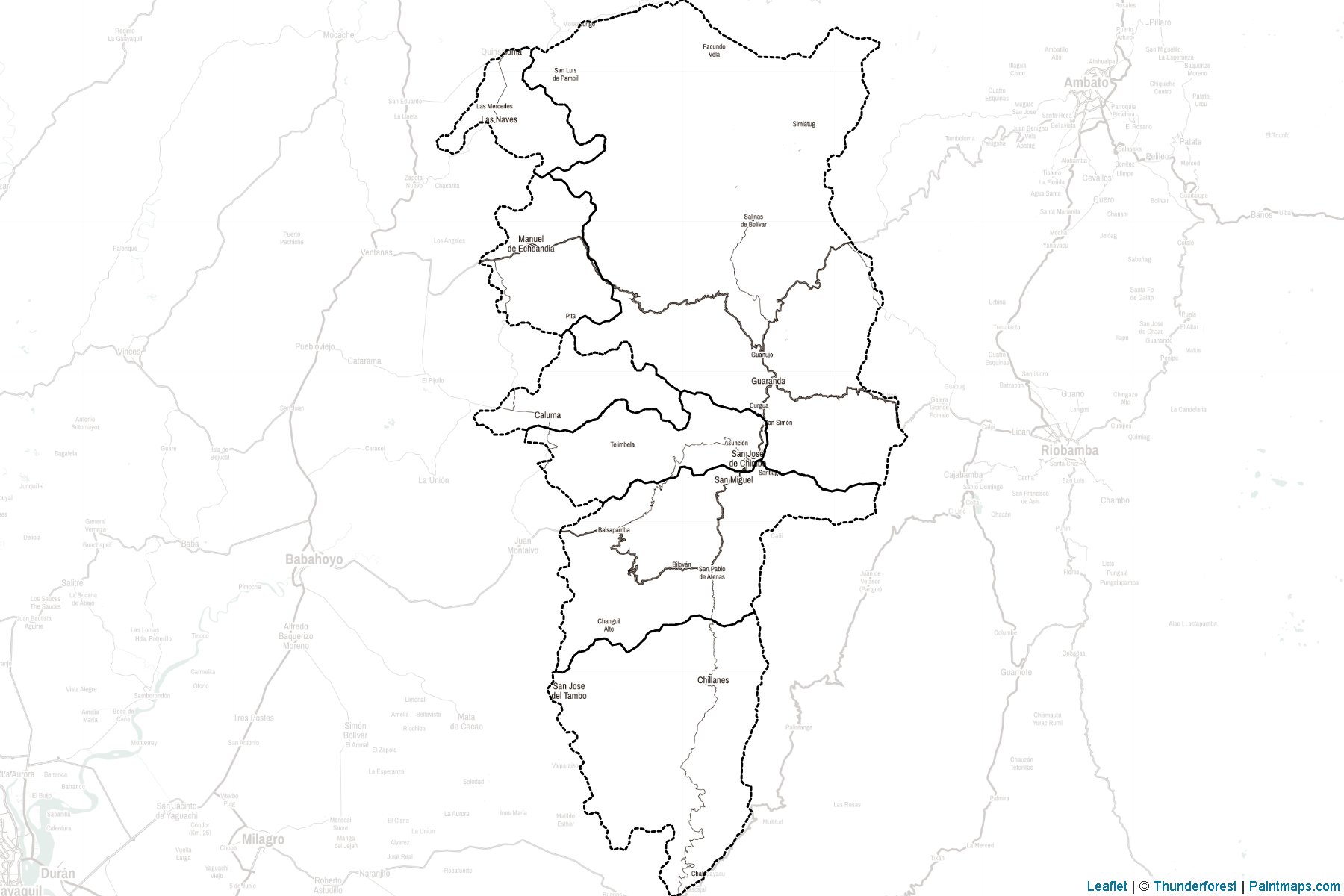 Bolivar (Ecuador) Map Cropping Samples-2