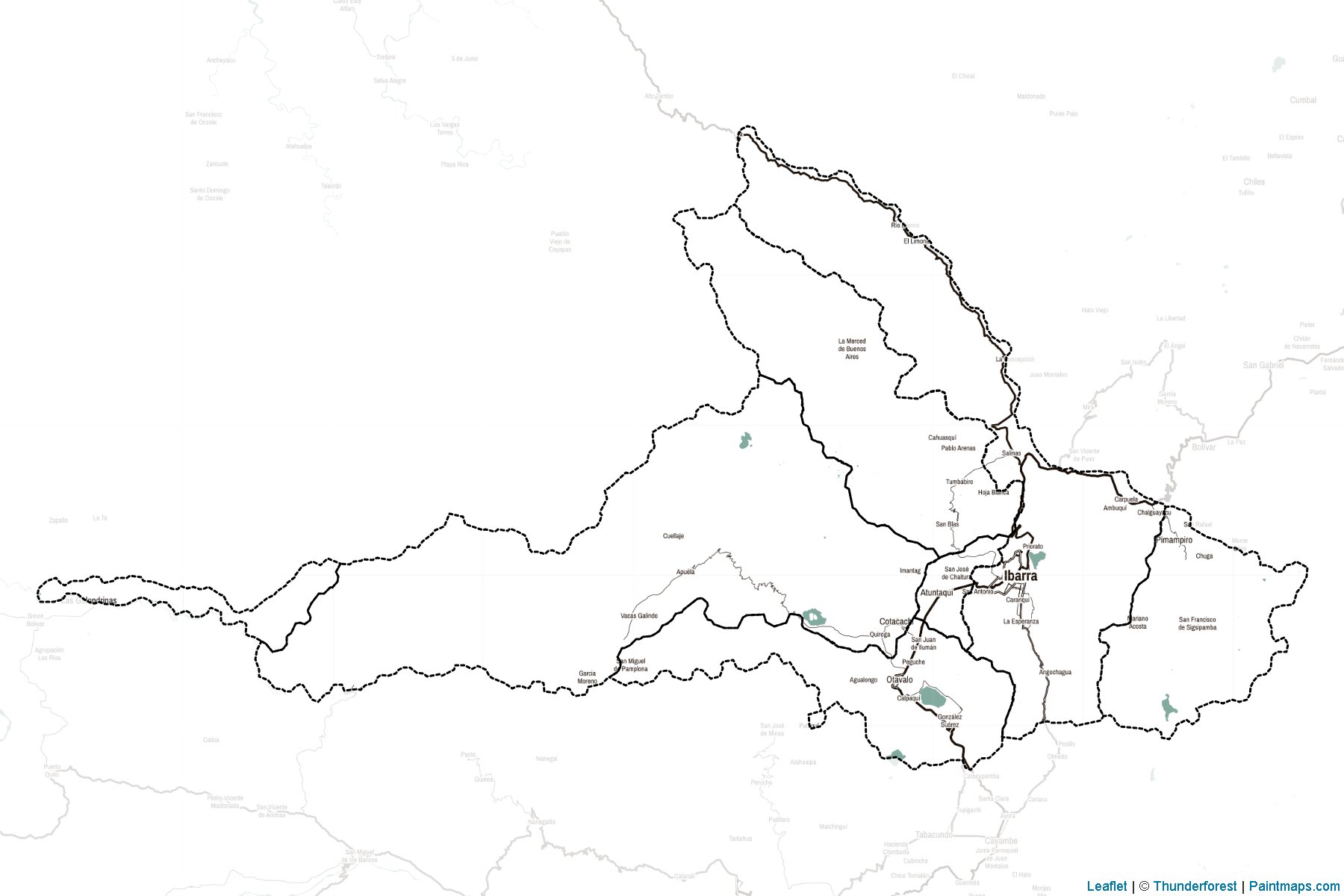 Imbabura (Ecuador) Map Cropping Samples-2