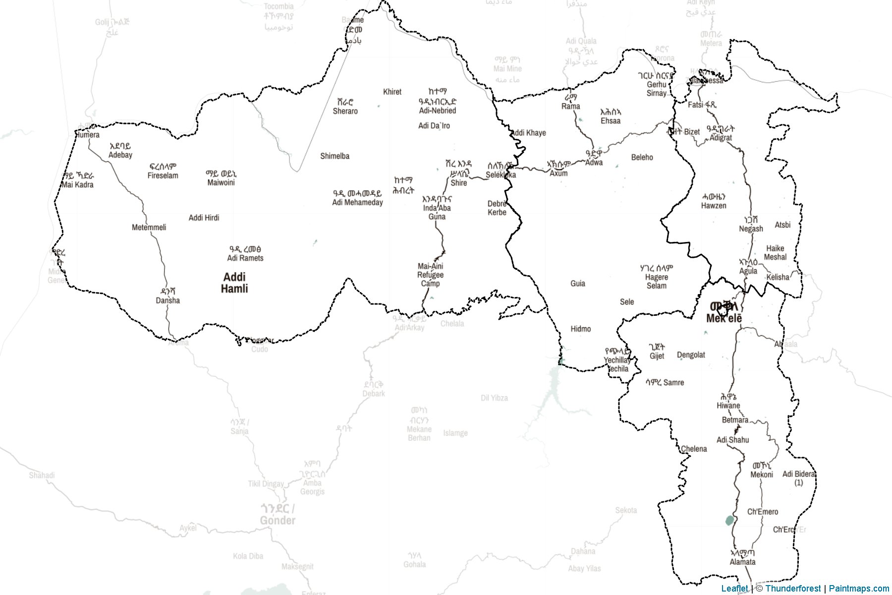 Muestras de recorte de mapas Tigray (Etiopía)-2