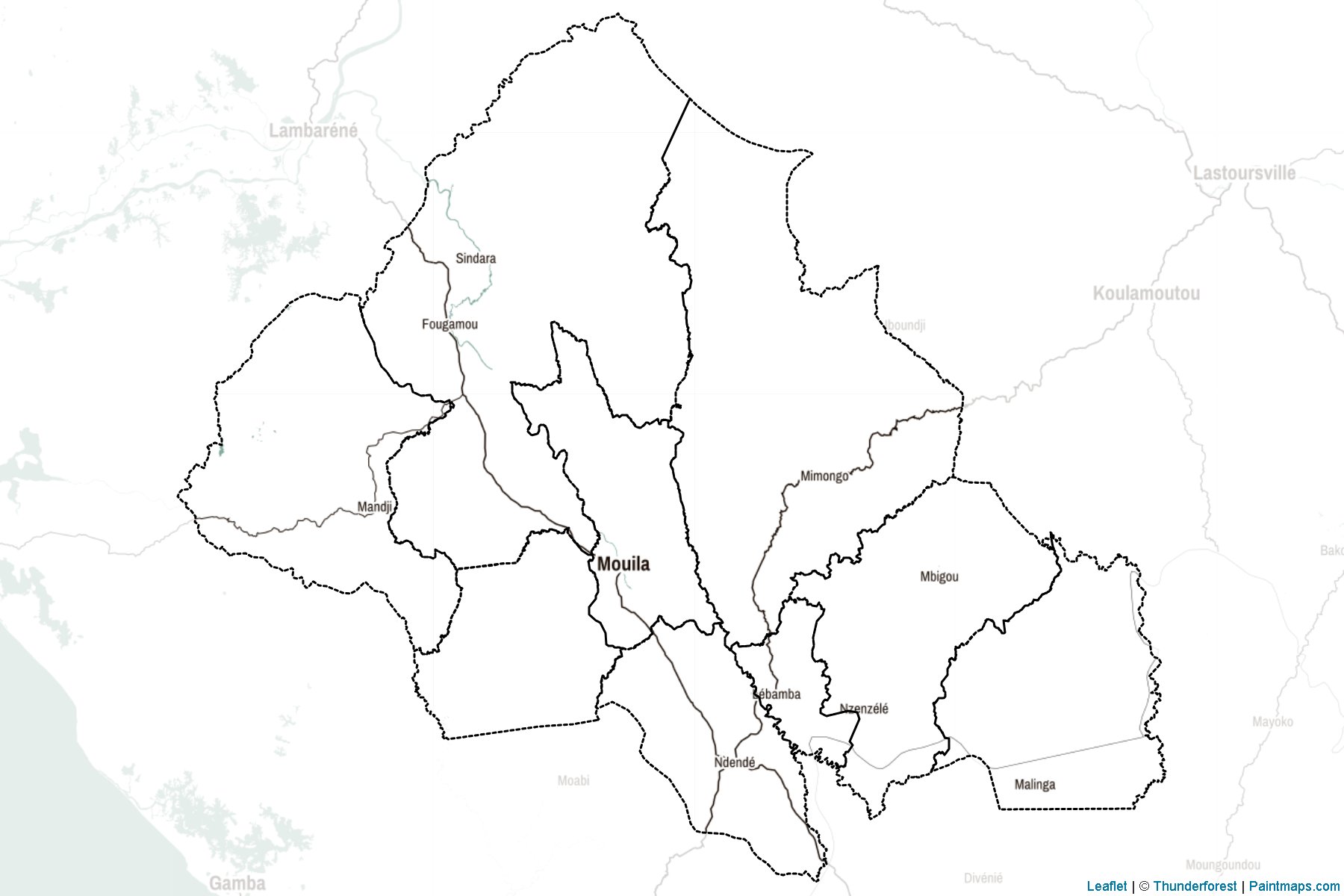 Muestras de recorte de mapas Ngounié (Gabón)-2