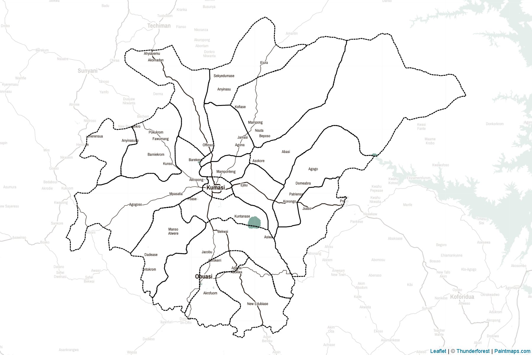 Ashanti (Ghana) Map Cropping Samples-2