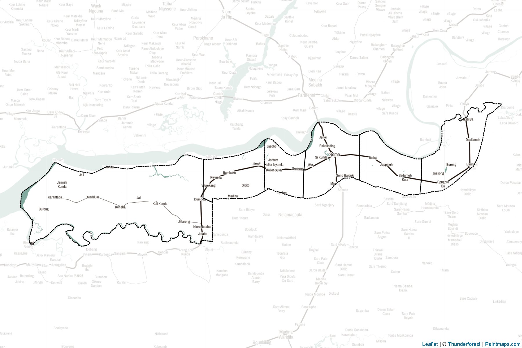 Lower River (The Gambia) Map Cropping Samples-2