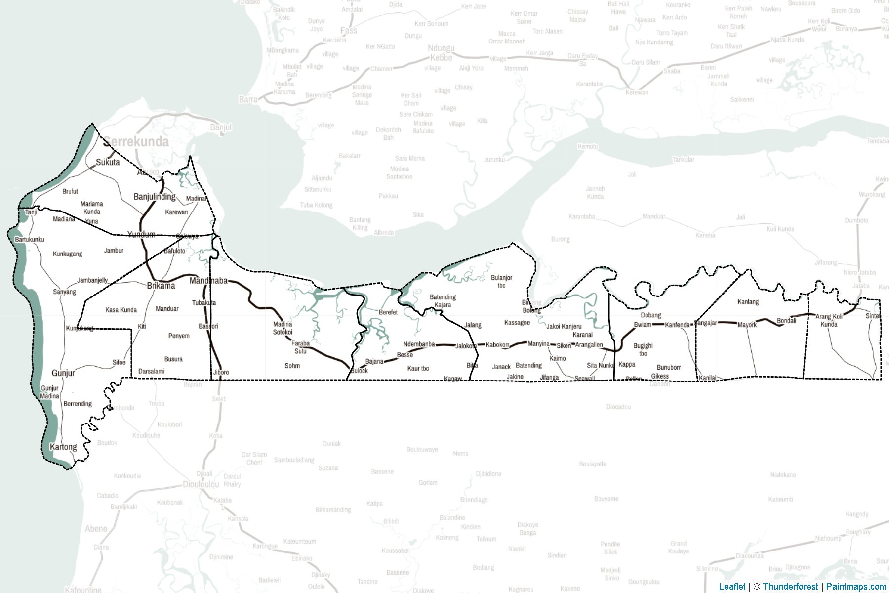 Western (The Gambia) Map Cropping Samples-2