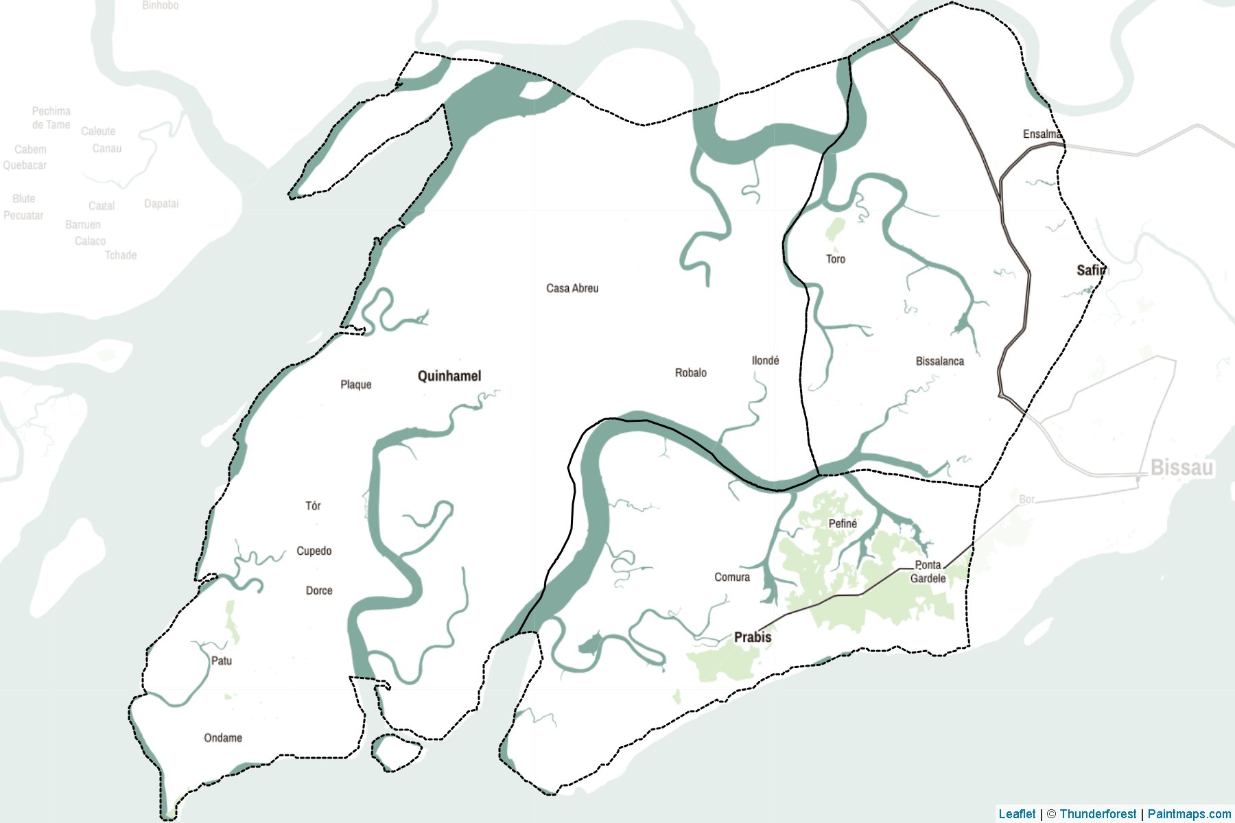 Biombo (Guinea-Bissau) Map Cropping Samples-2