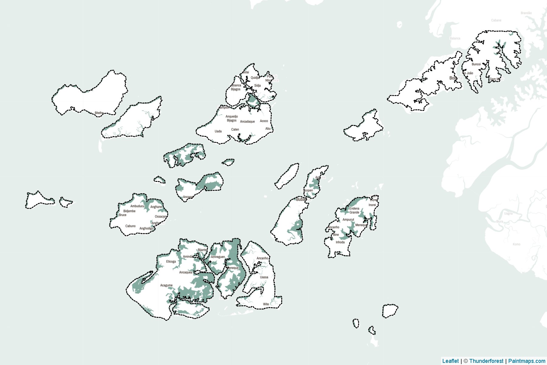 Bolama (Guinea-Bissau) Map Cropping Samples-2