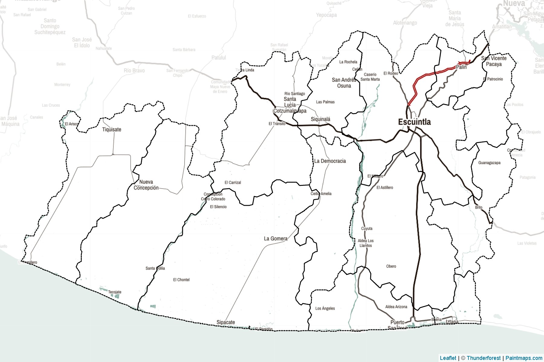 Muestras de recorte de mapas Escuintla (Guatemala)-2