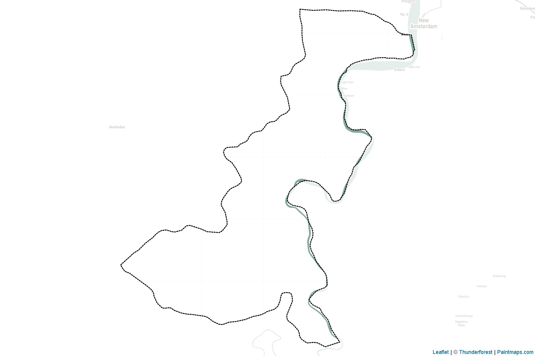 Muestras de recorte de mapas Mahaica-Berbice (Guayana)-2