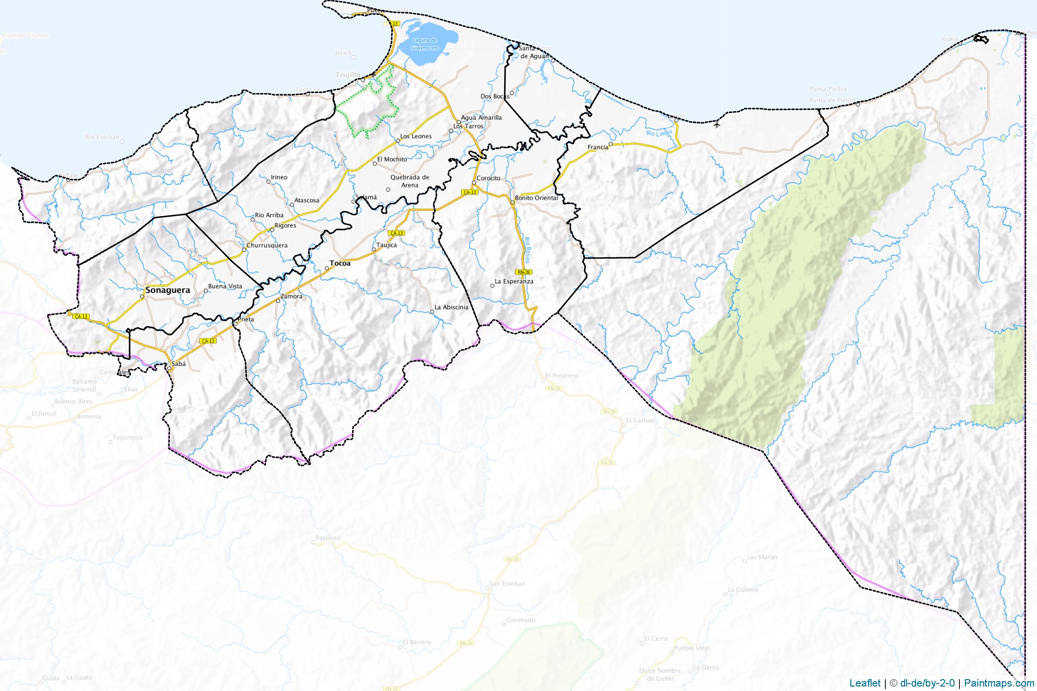 Colón (Honduras) Map Cropping Samples-1