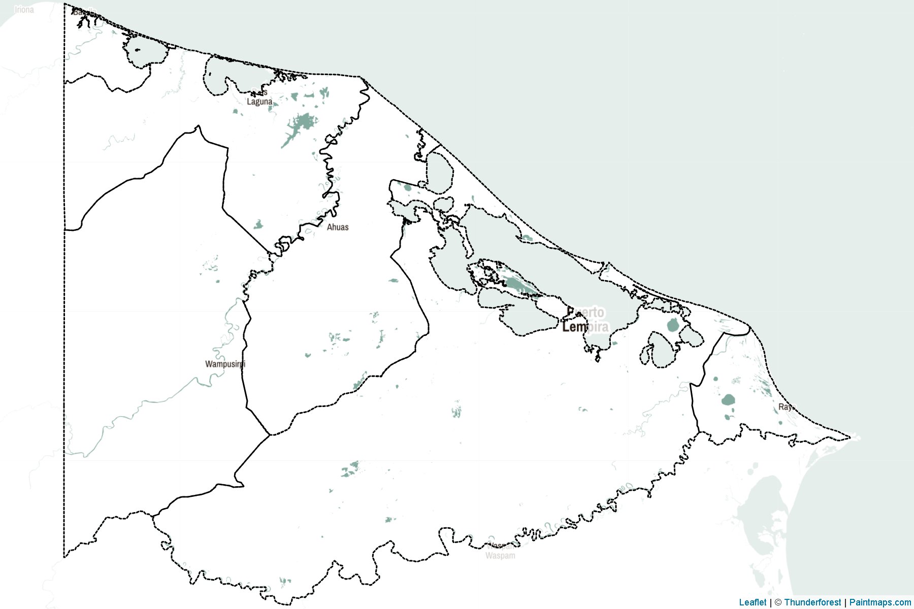 Gracias a Dios (Honduras) Map Cropping Samples-2