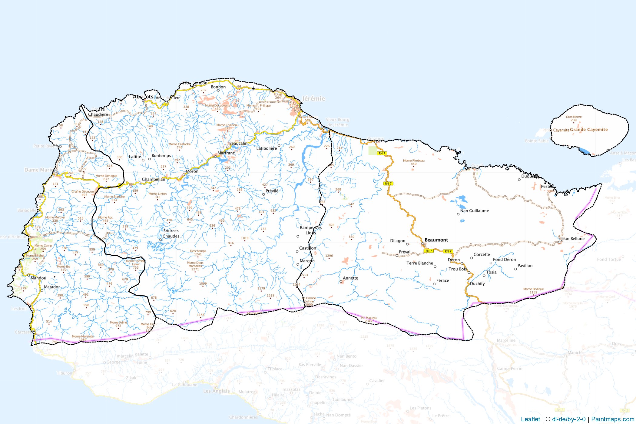 Grand' Anse (Haiti) Map Cropping Samples-1