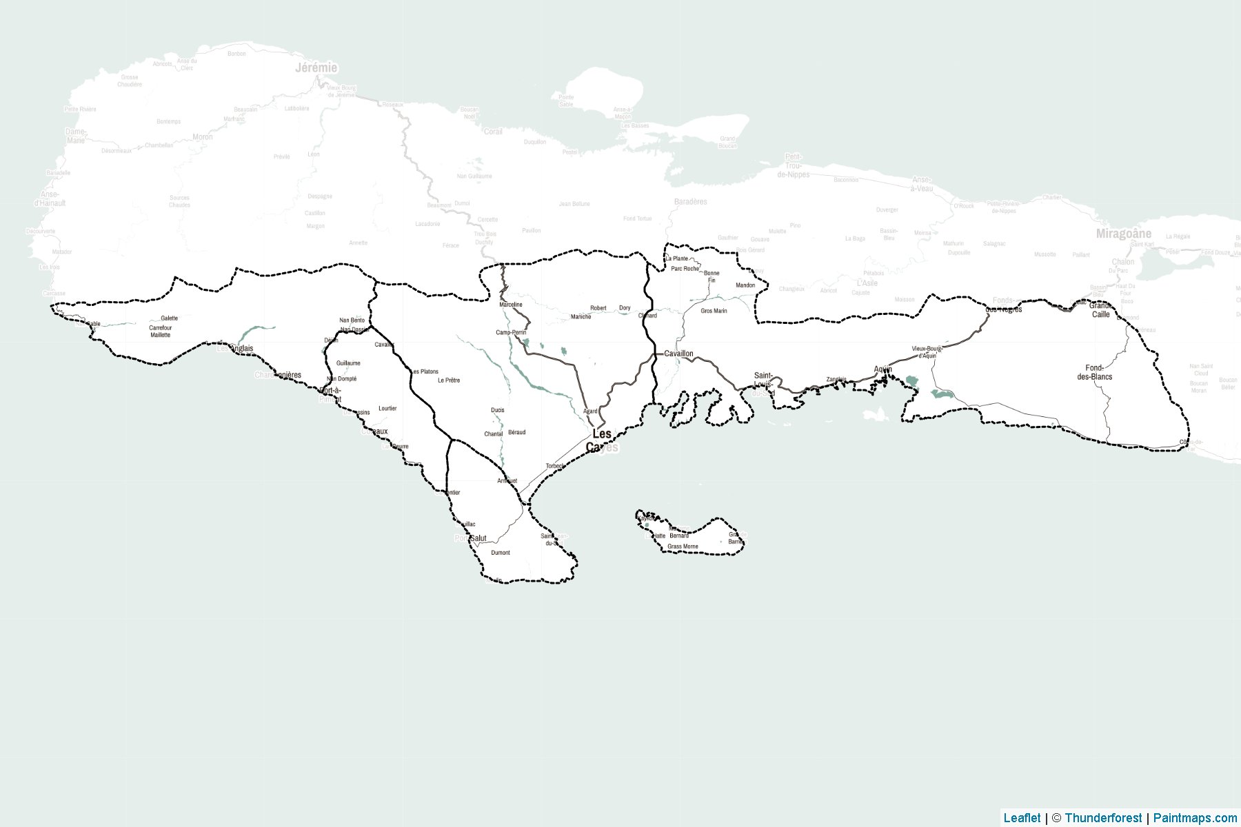 Sud (Haiti) Map Cropping Samples-2