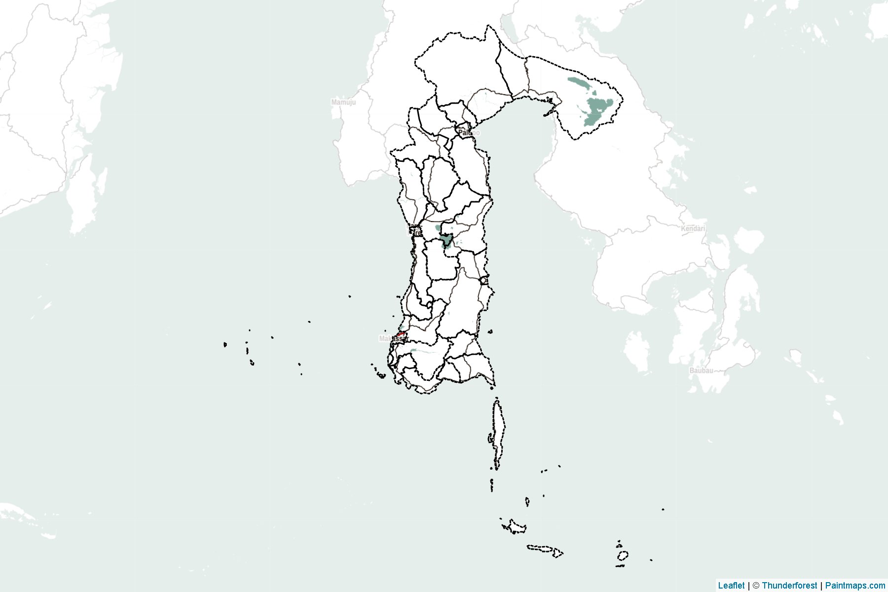 South Sulawesi (Indonesia) Map Cropping Samples-2