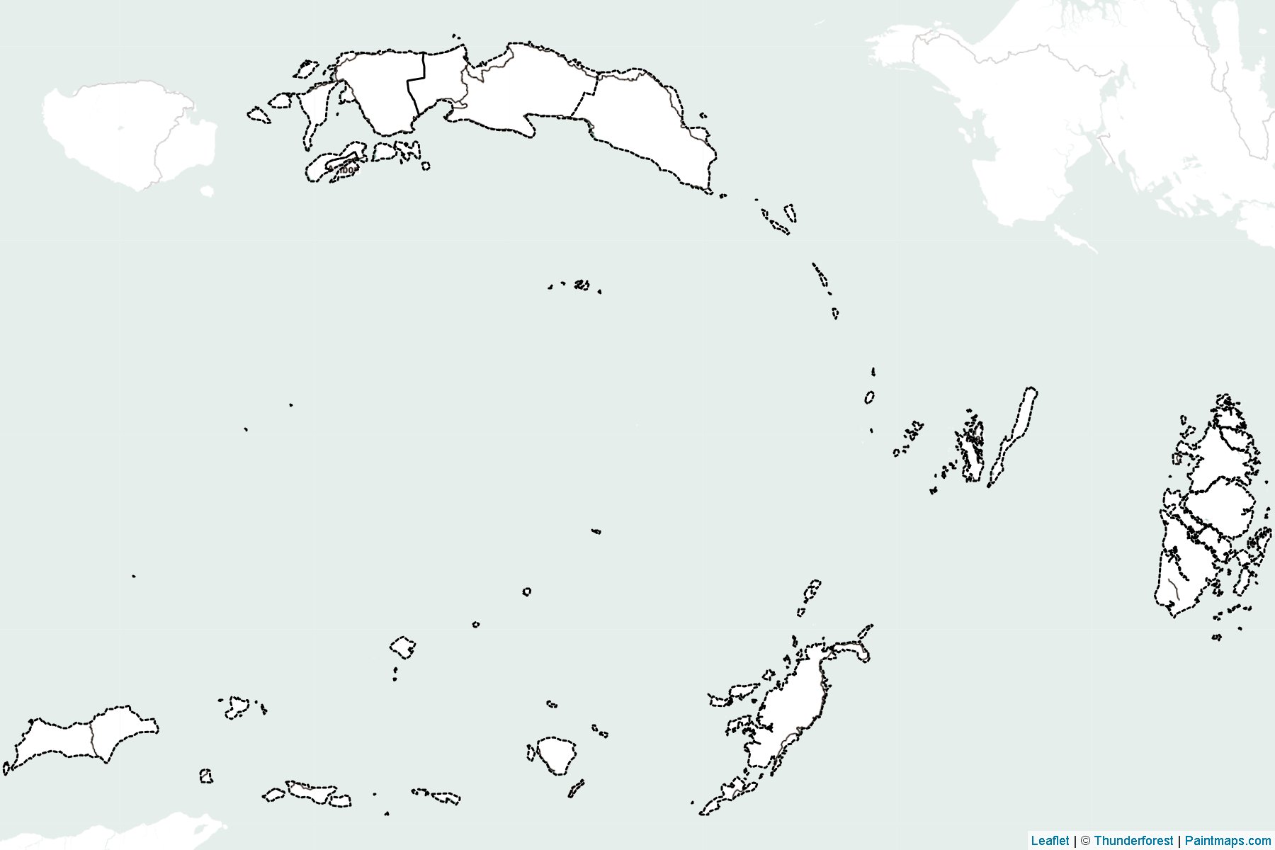 Muestras de recorte de mapas Maluku (Indonesia)-2