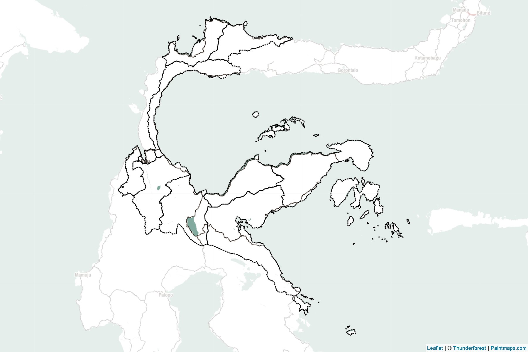 Central Sulawesi (Indonesia) Map Cropping Samples-2