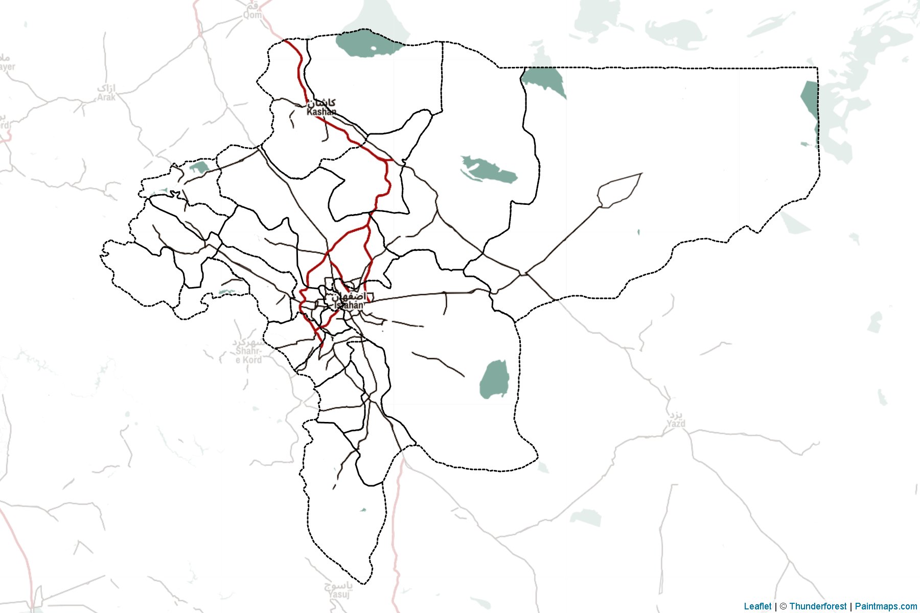 Esfahan (Iran) Map Cropping Samples-2