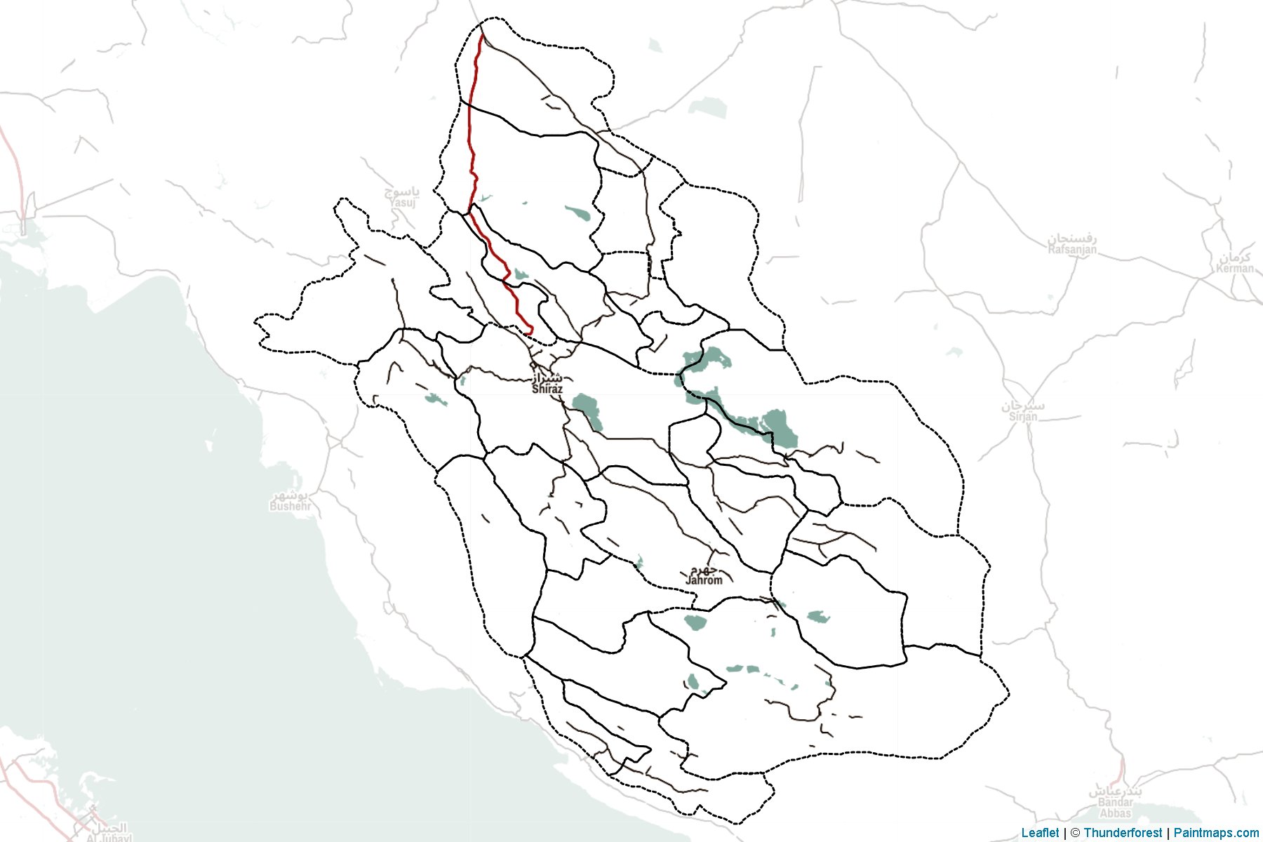 Fars (Iran) Map Cropping Samples-2