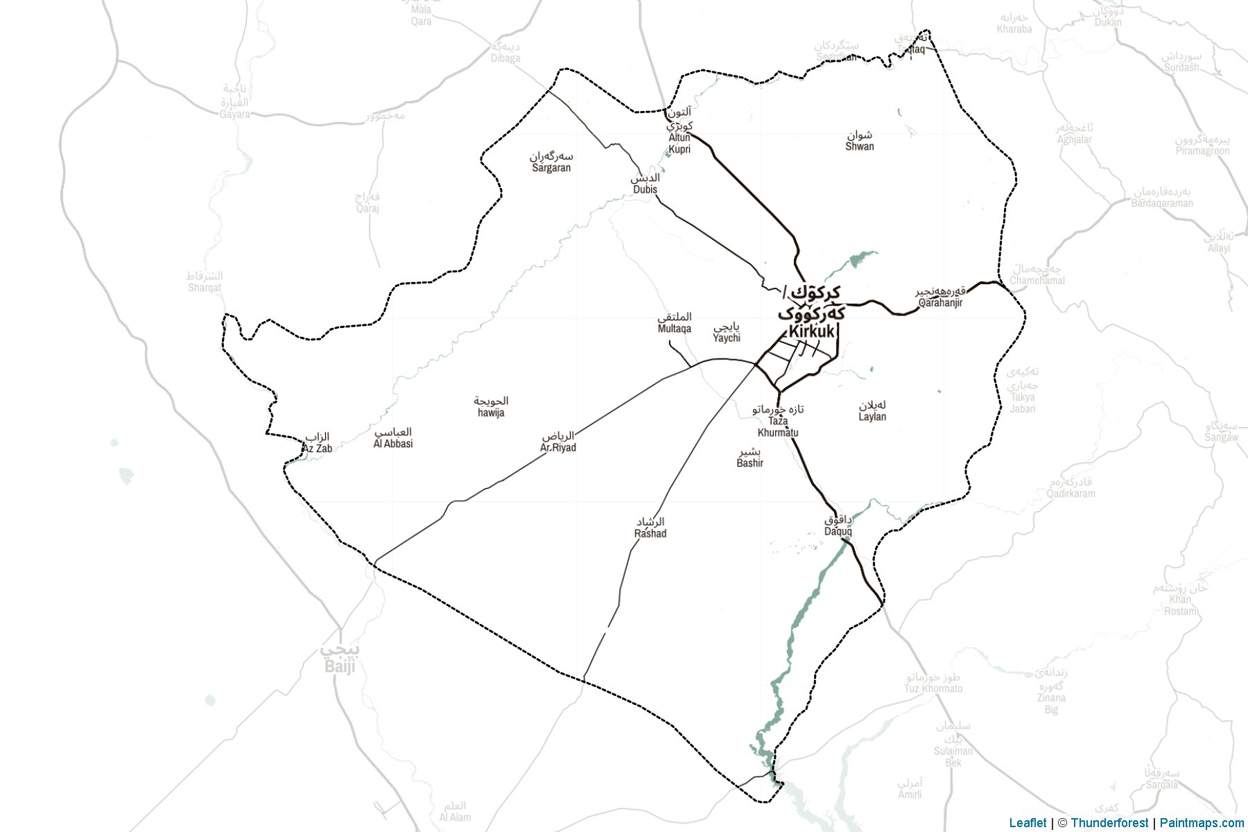 At-Ta'mim (Iraq) Map Cropping Samples-2