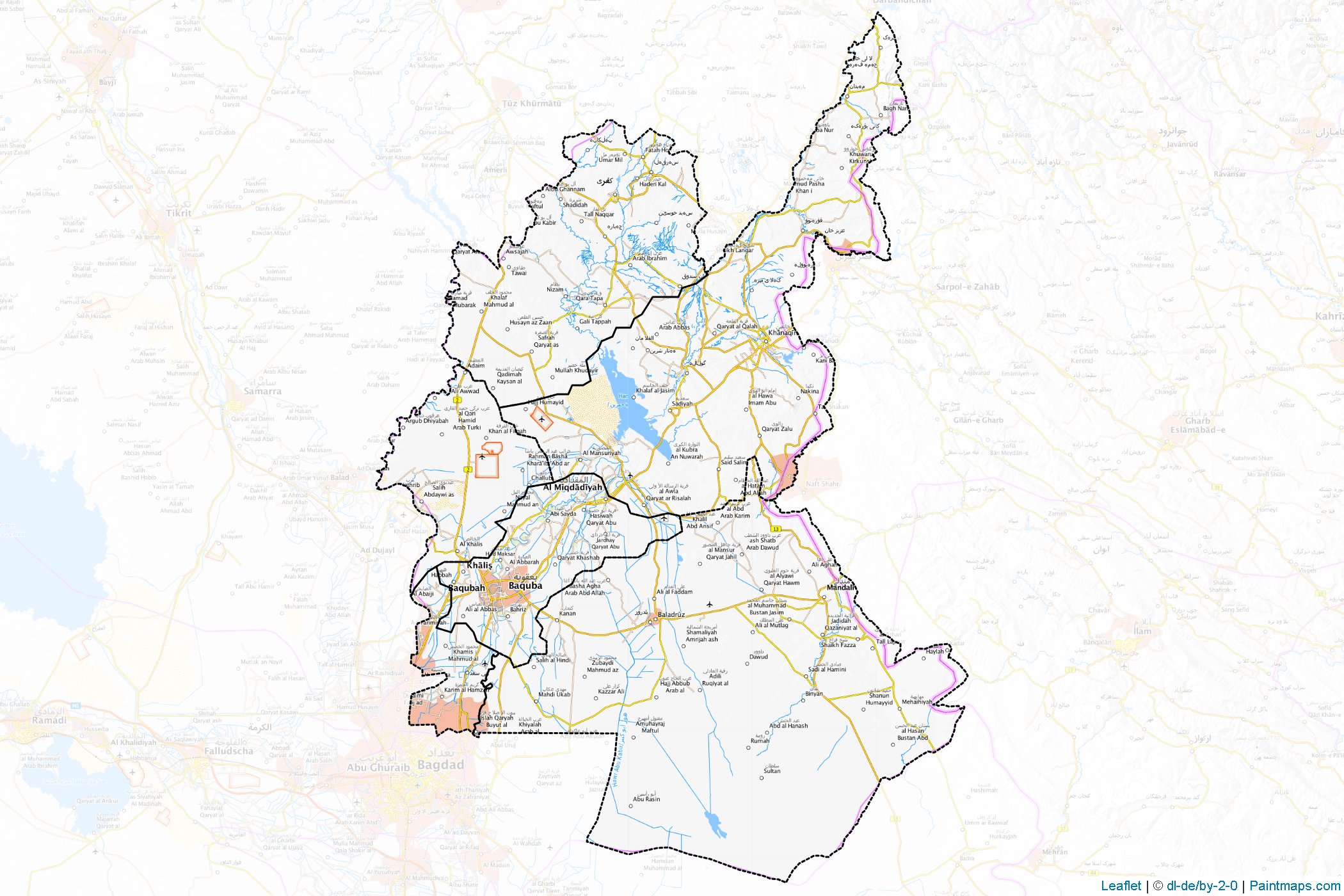 Muestras de recorte de mapas Diyala (Irak)-1