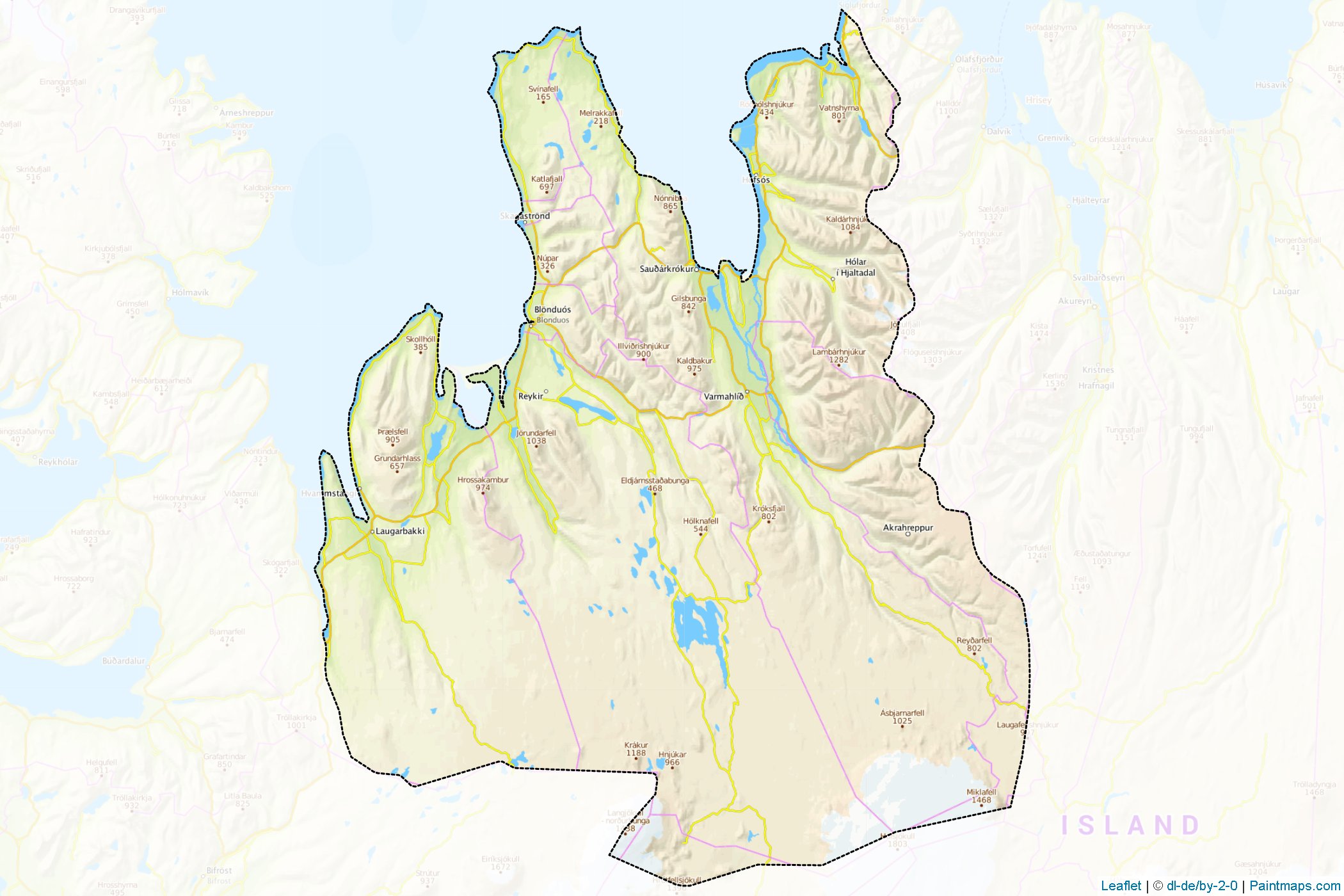 Northwest (Iceland) Map Cropping Samples-1