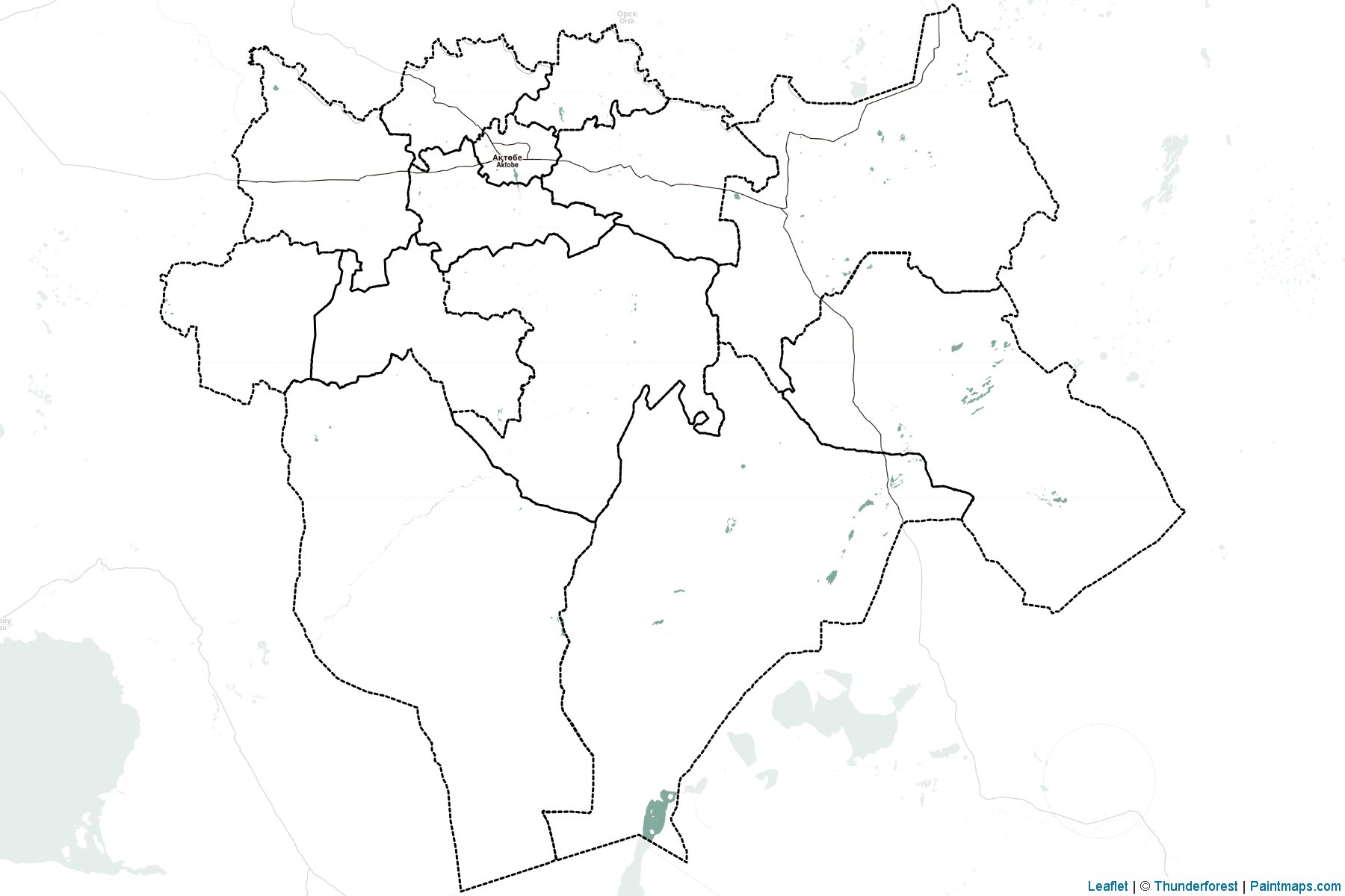 Muestras de recorte de mapas Aqtöbe (Kazakhstan)-2