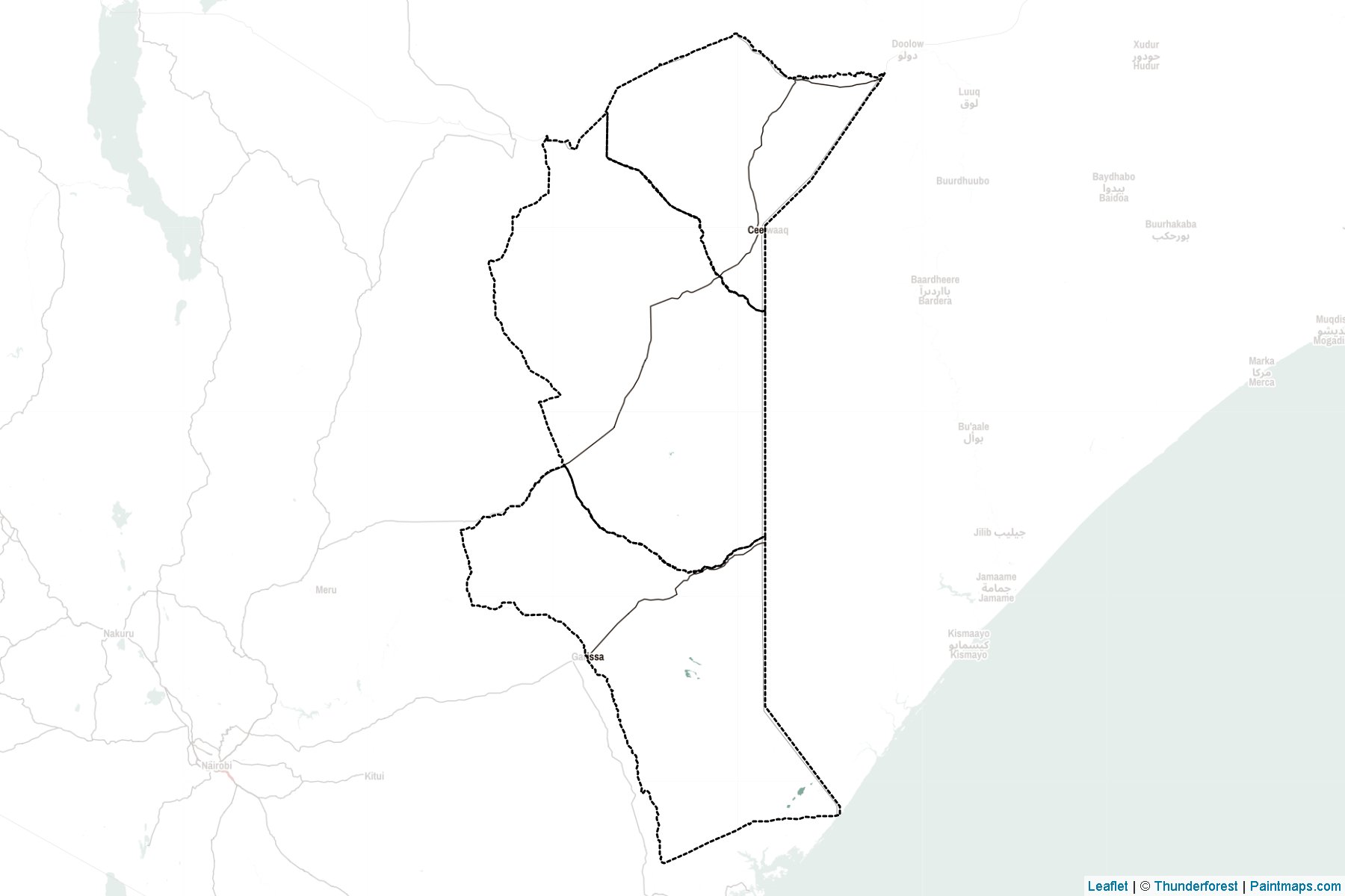 North-Eastern (Kenya) Map Cropping Samples-2