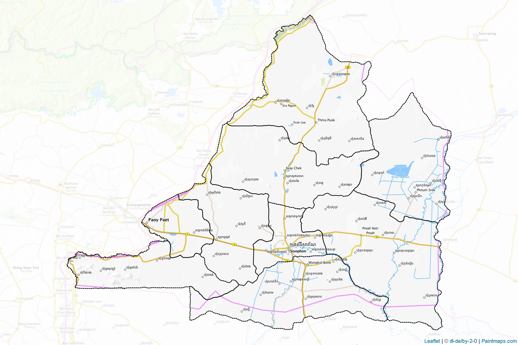 Banteay Mean Cheay (Cambodia) Map Cropping Samples-1