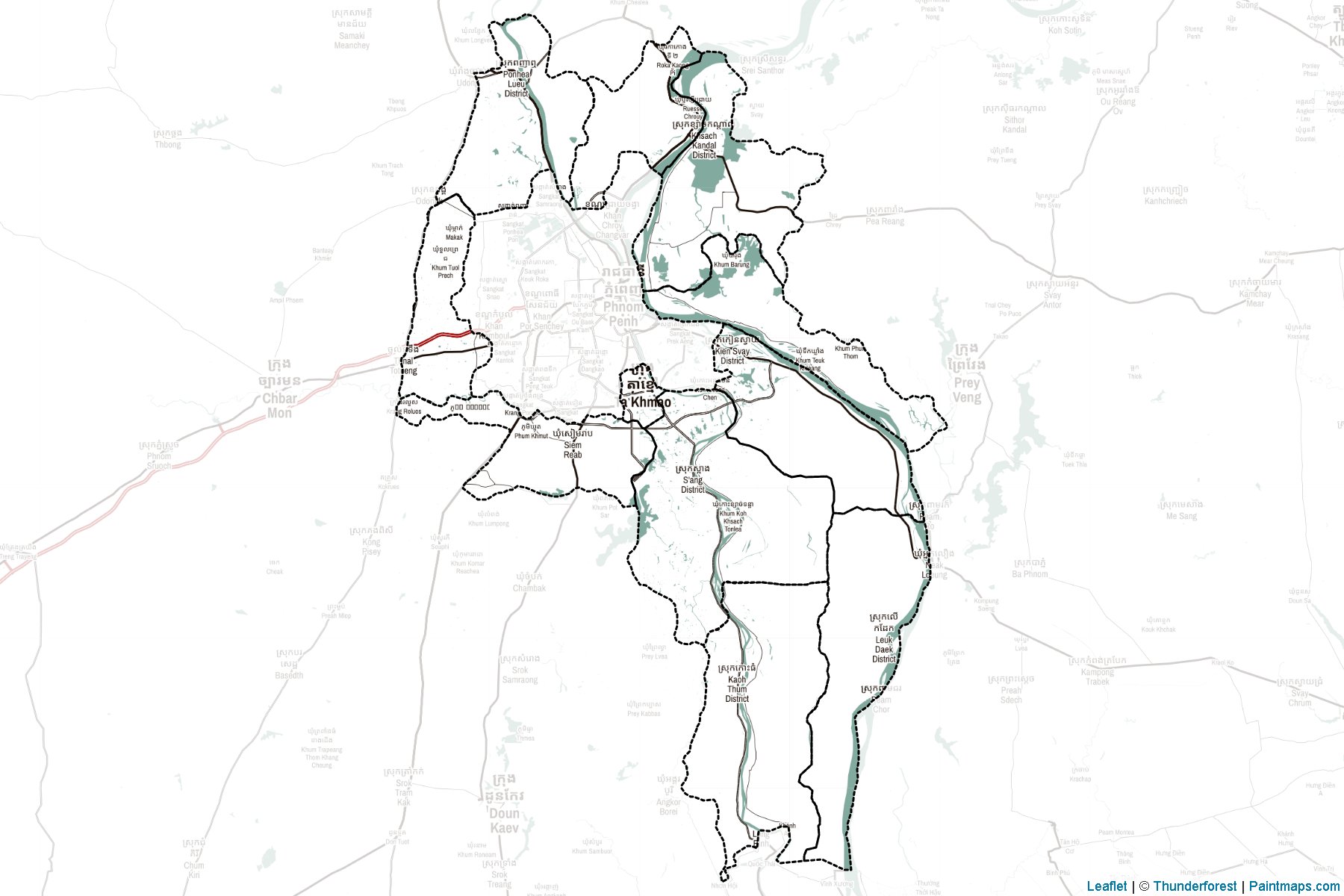 Muestras de recorte de mapas Kândal (Camboya)-2