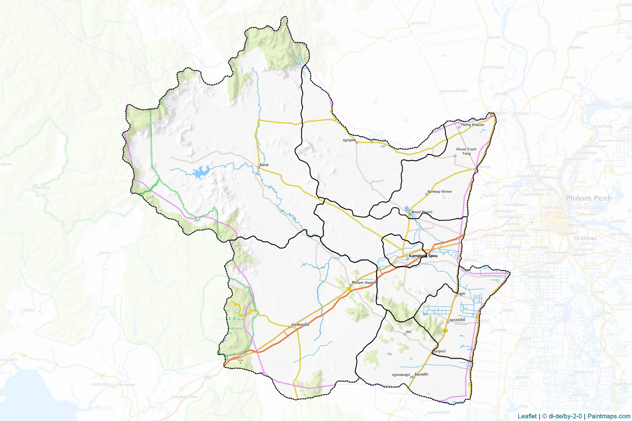 Kampong Spoe (Cambodia) Map Cropping Samples-1