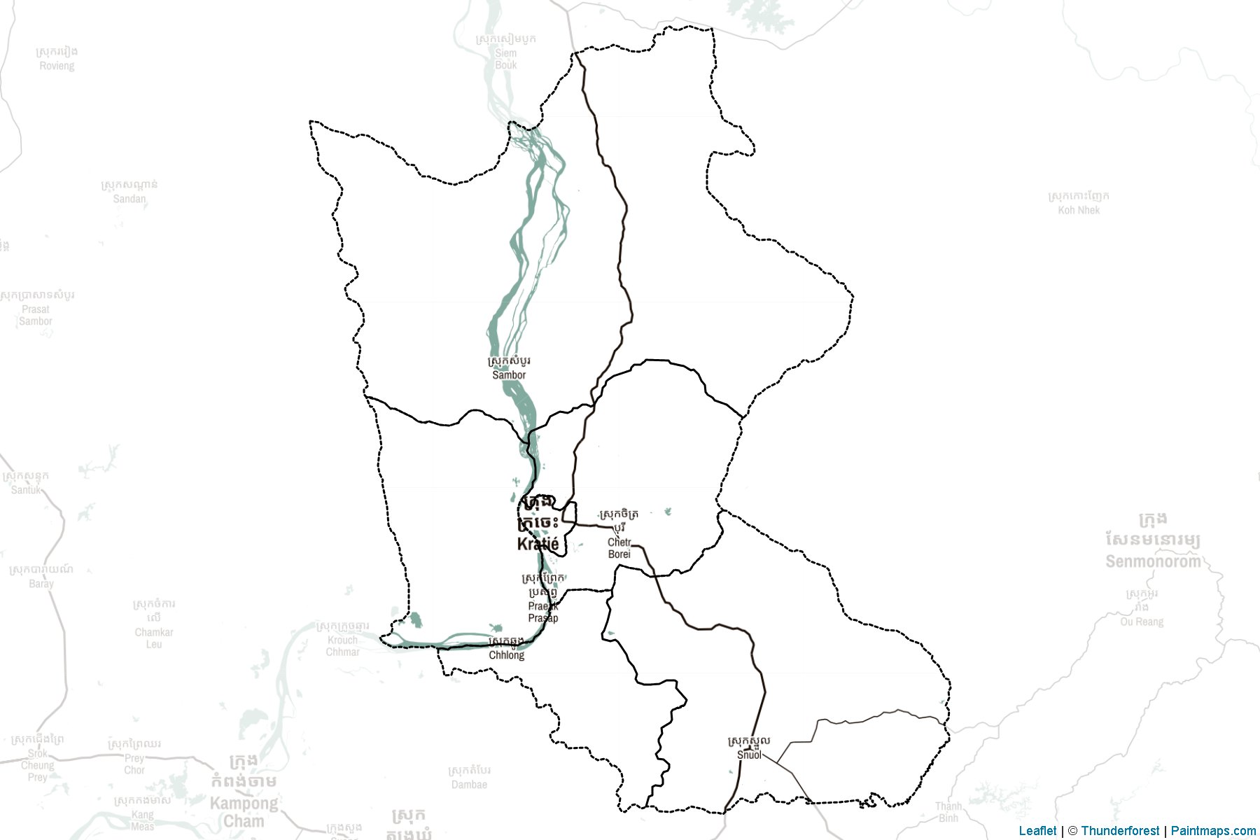 Krachen (Cambodia) Map Cropping Samples-2