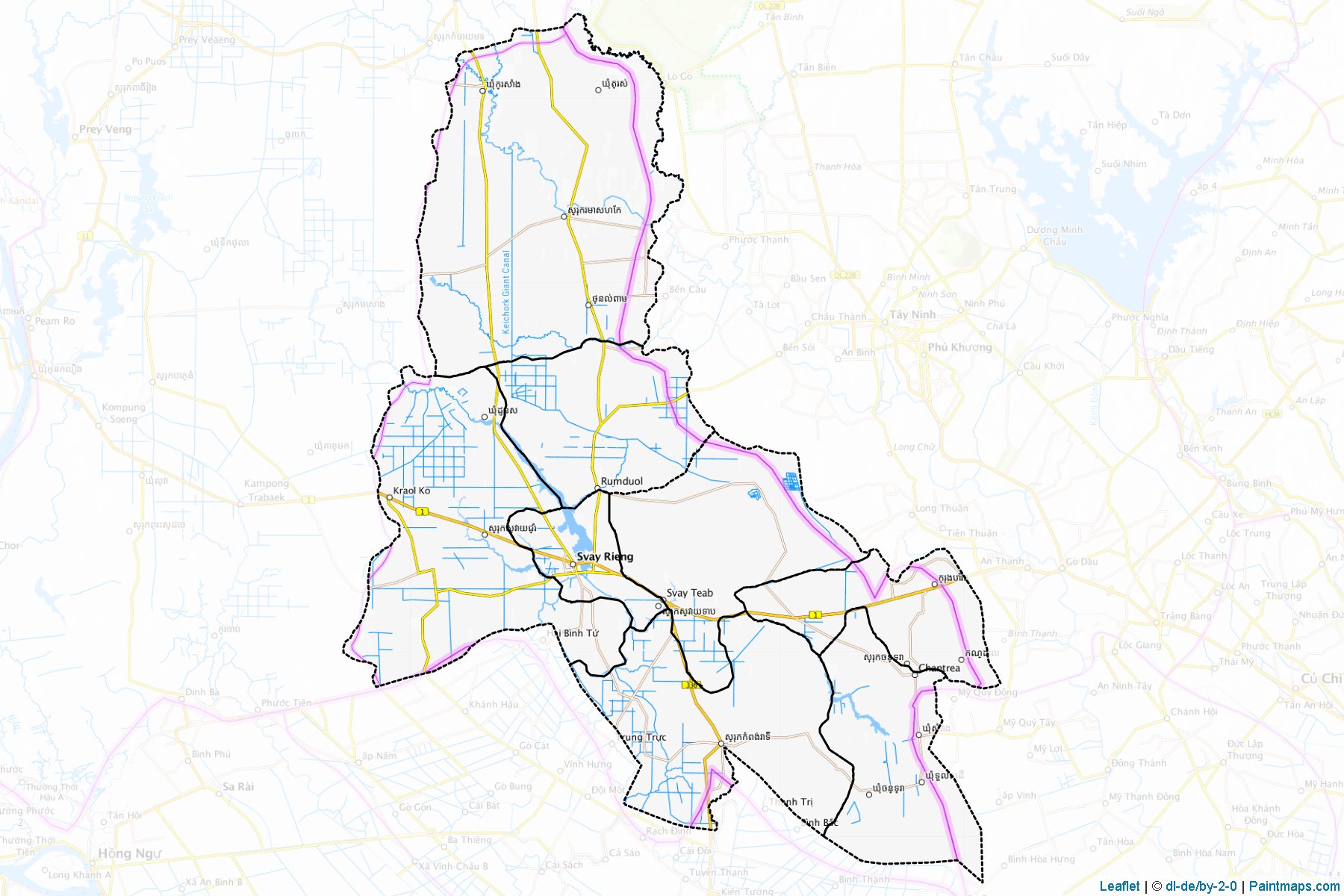 Svay Rieng (Cambodia) Map Cropping Samples-1