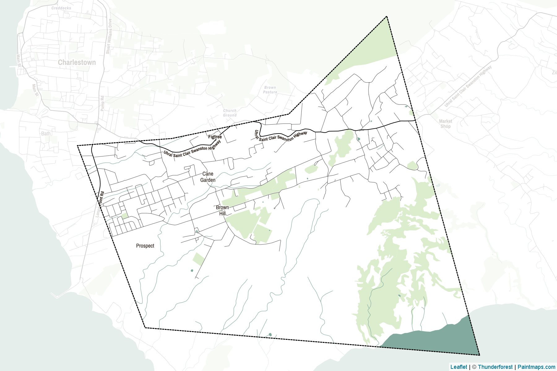 Saint John Figtree (Saint Kitts and Nevis) Map Cropping Samples-2