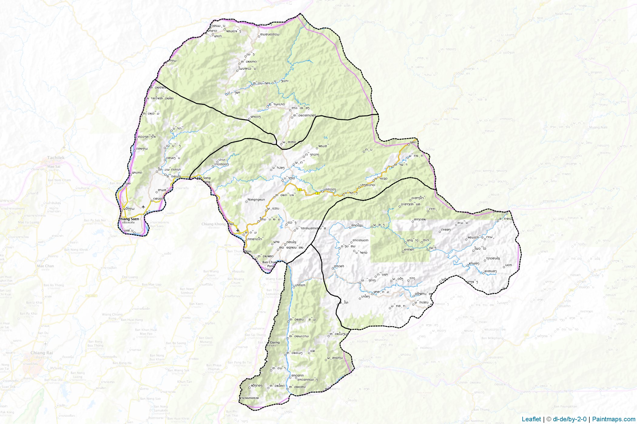 Bokeo (Laos) Map Cropping Samples-1