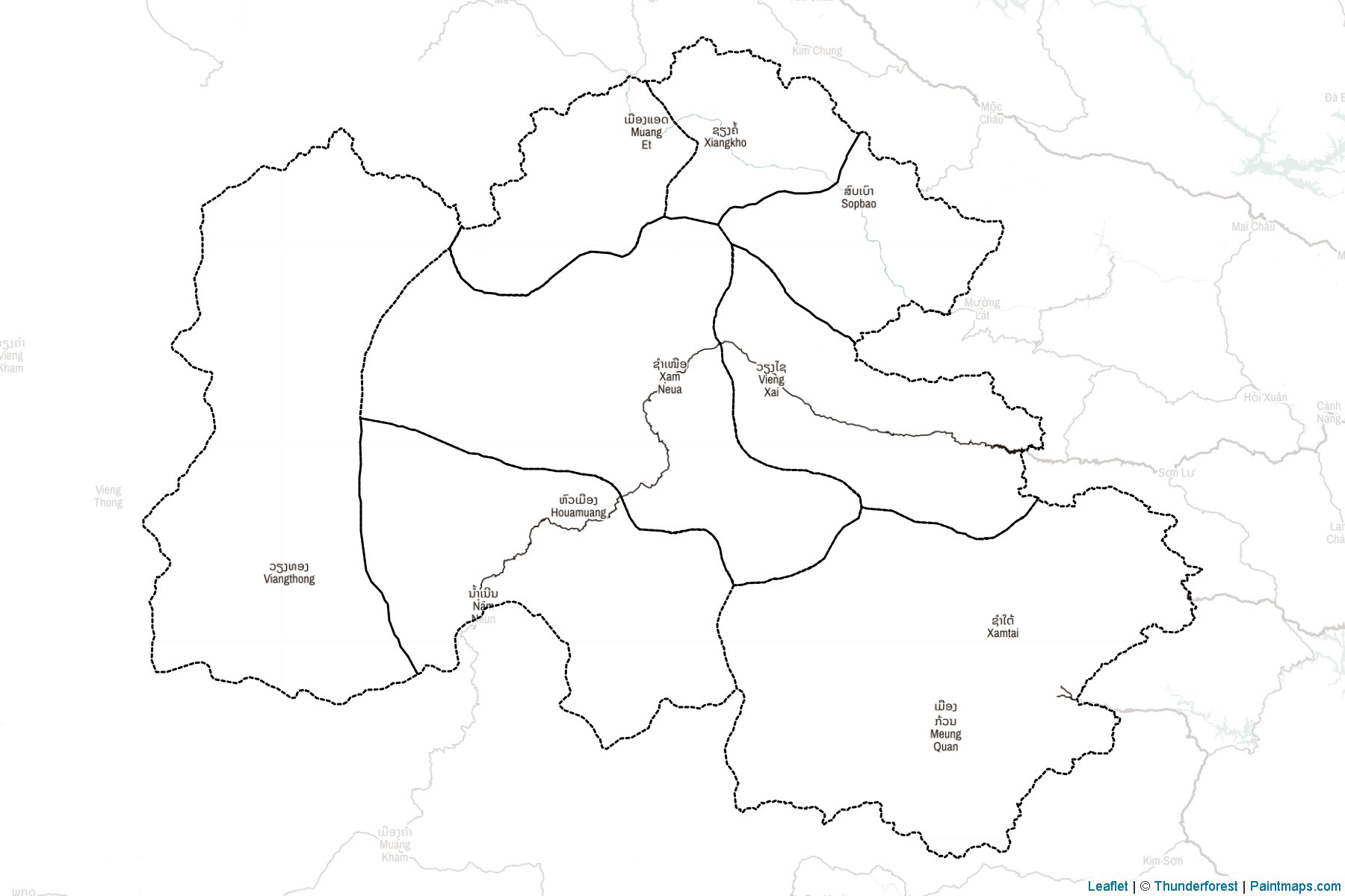 Muestras de recorte de mapas Houaphan (Laos)-2