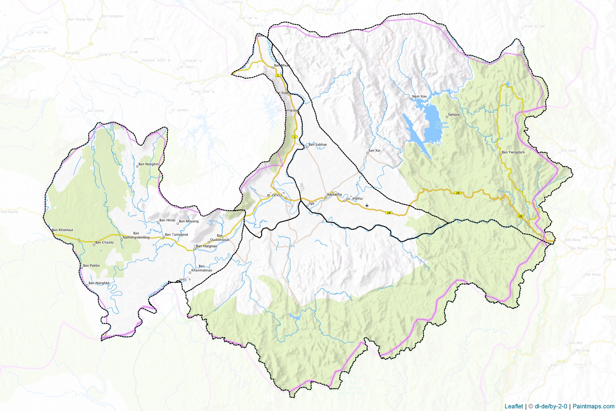 Attapu (Laos) Map Cropping Samples-1