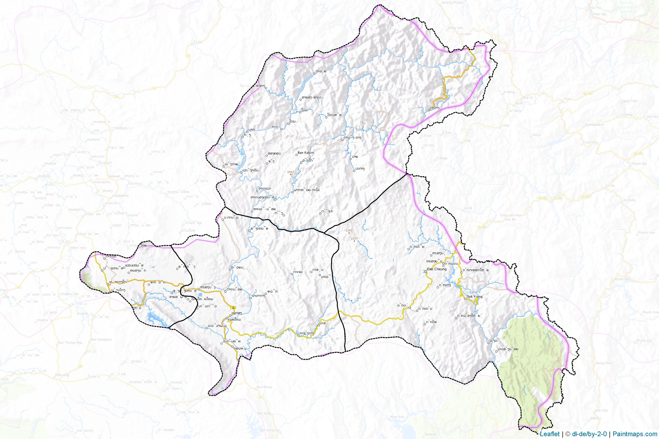 Xekong (Laos) Map Cropping Samples-1