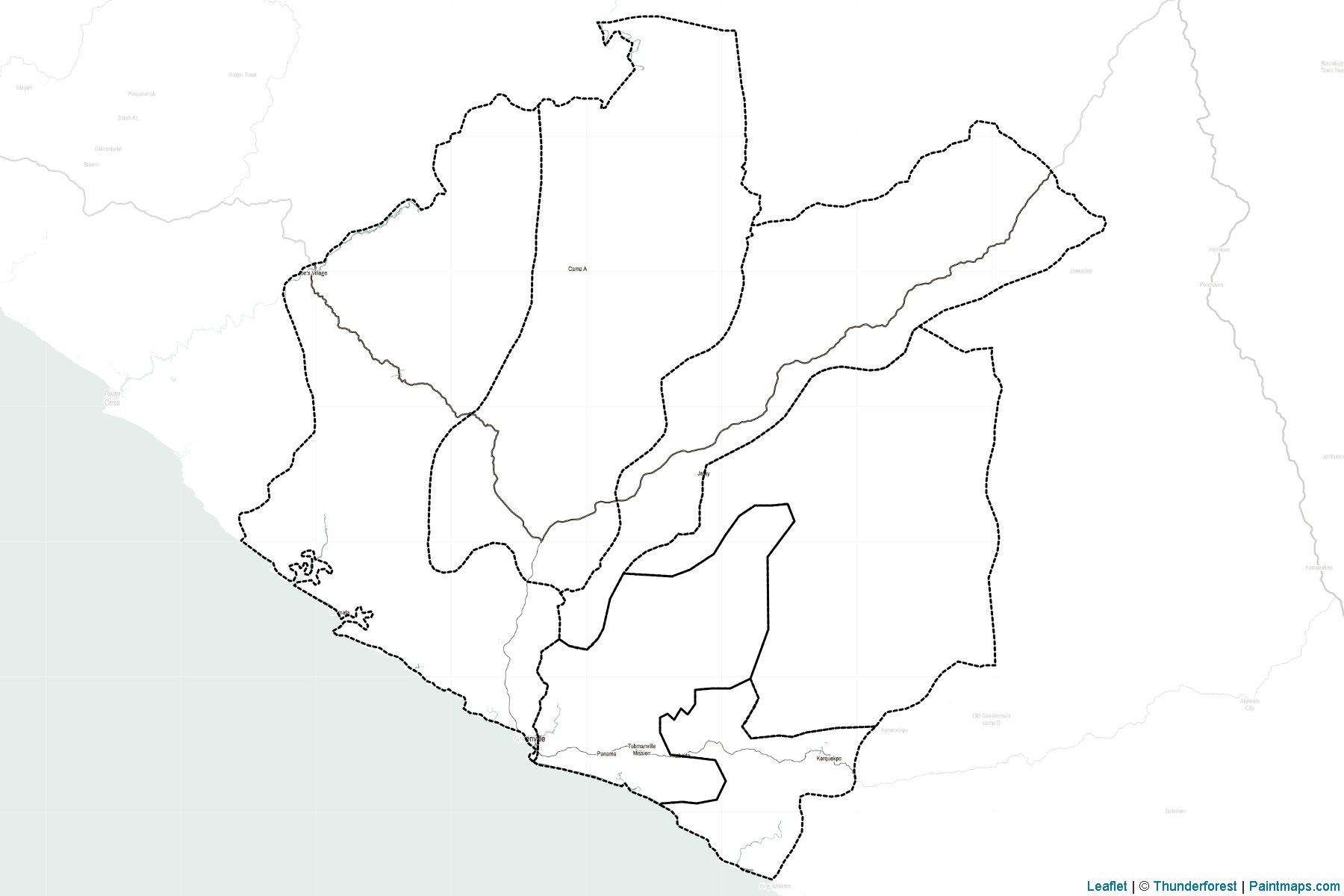 Muestras de recorte de mapas Sinoe (Liberia)-2