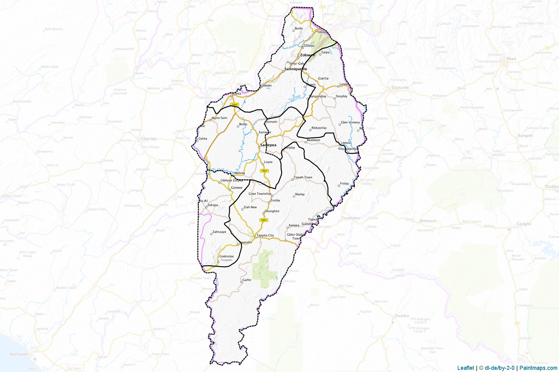 Nimba (Liberia) Map Cropping Samples-1