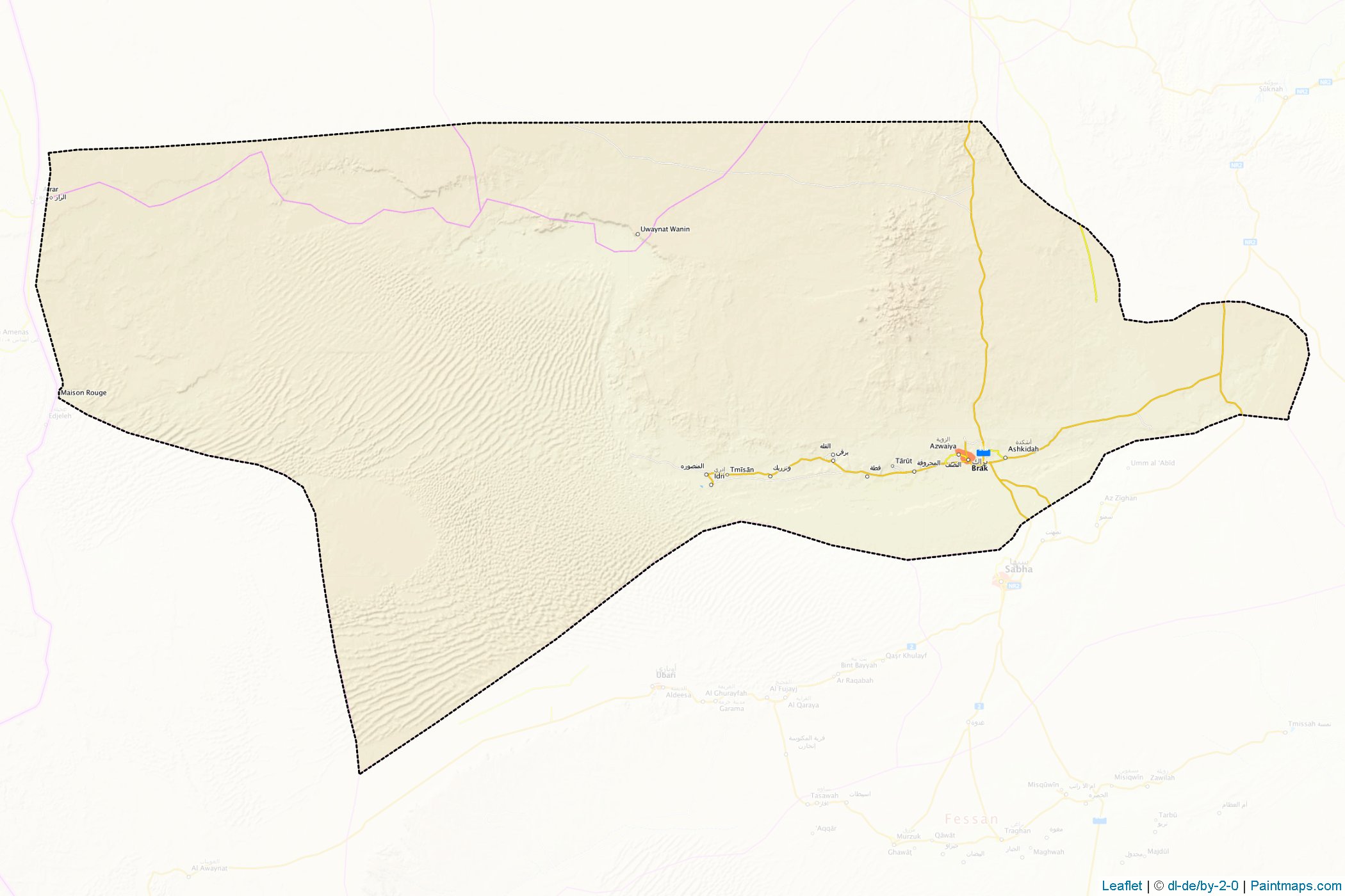 Ash Shati' (Libya) Map Cropping Samples-1