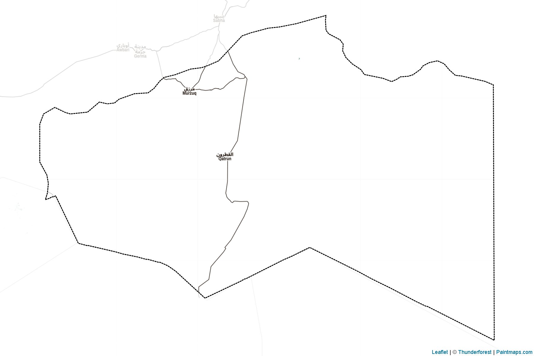 Murzuq (Libya) Map Cropping Samples-2