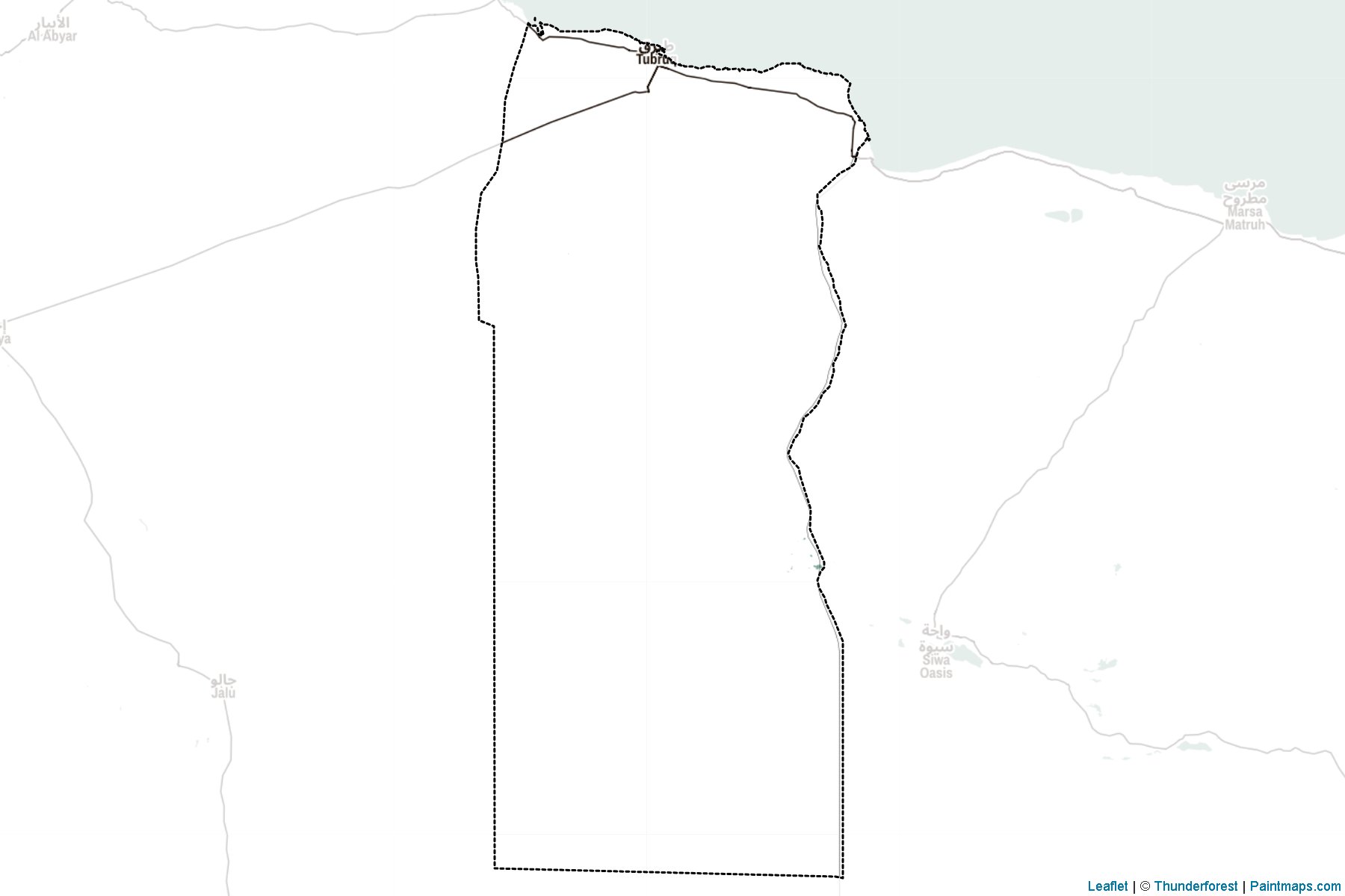 Al Butnan (Libya) Map Cropping Samples-2