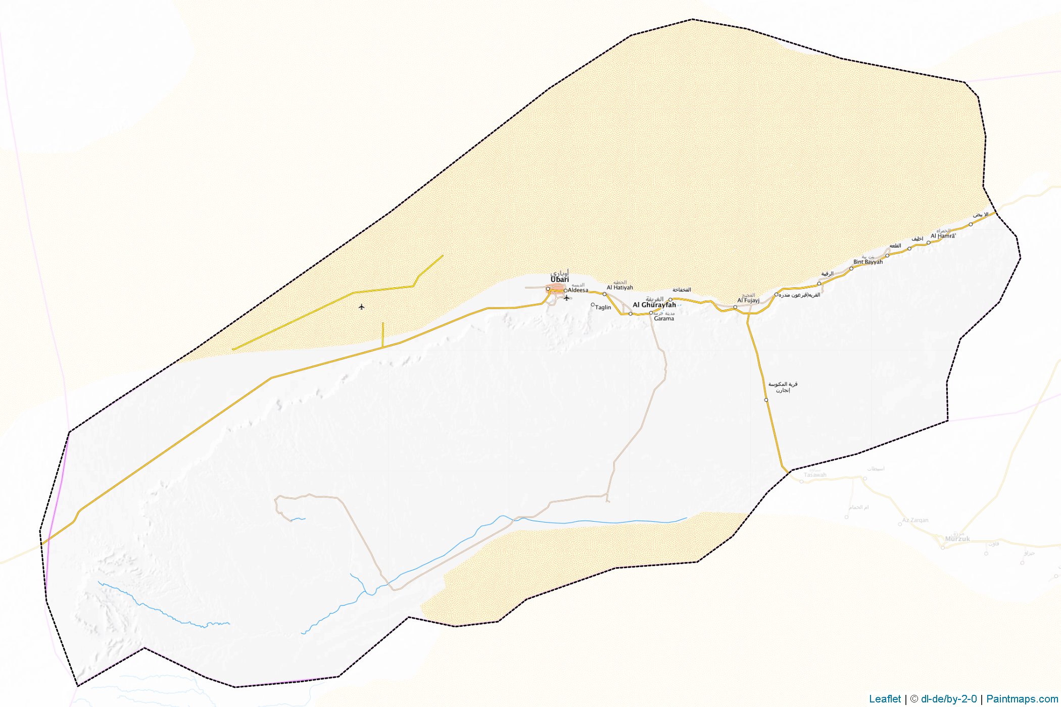 Awbari (Libya) Map Cropping Samples-1