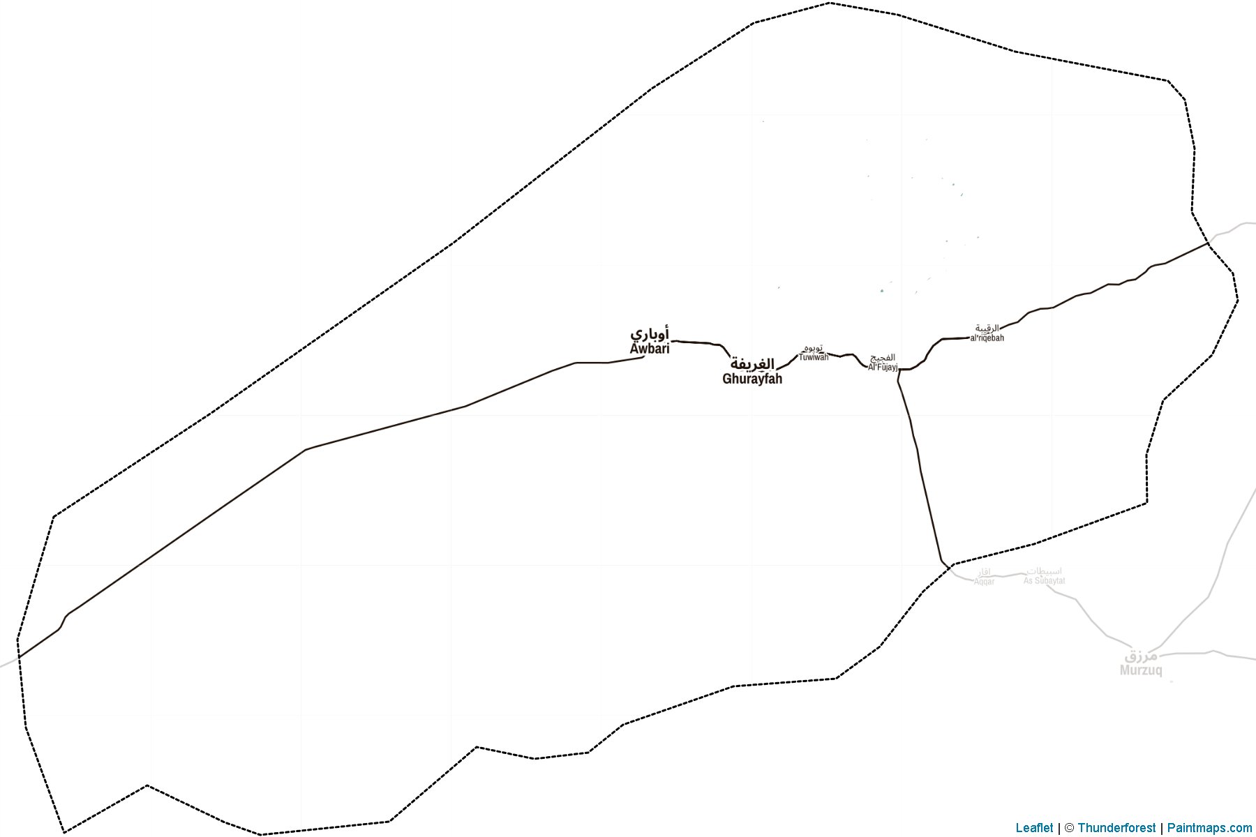 Awbari (Libya) Map Cropping Samples-2