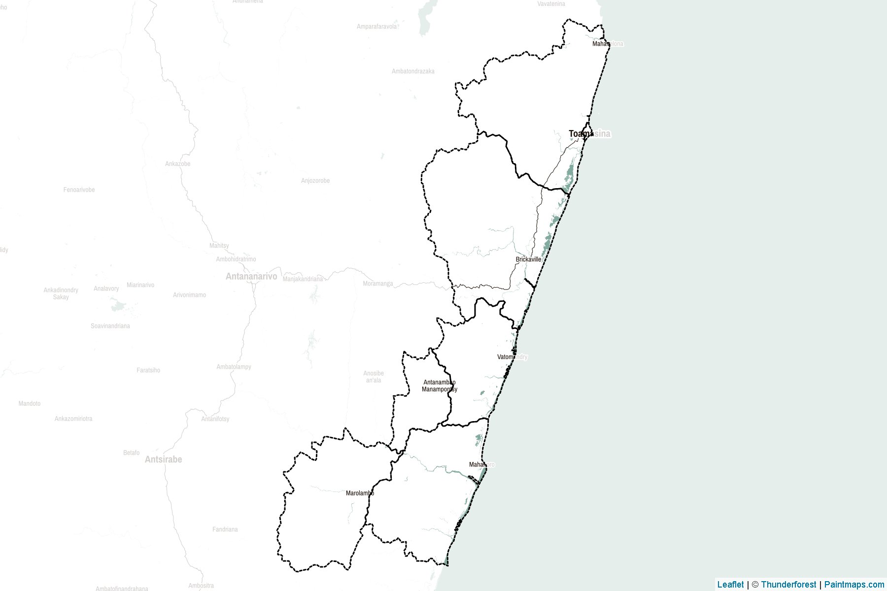 Toamasina (Madagascar) Map Cropping Samples-2