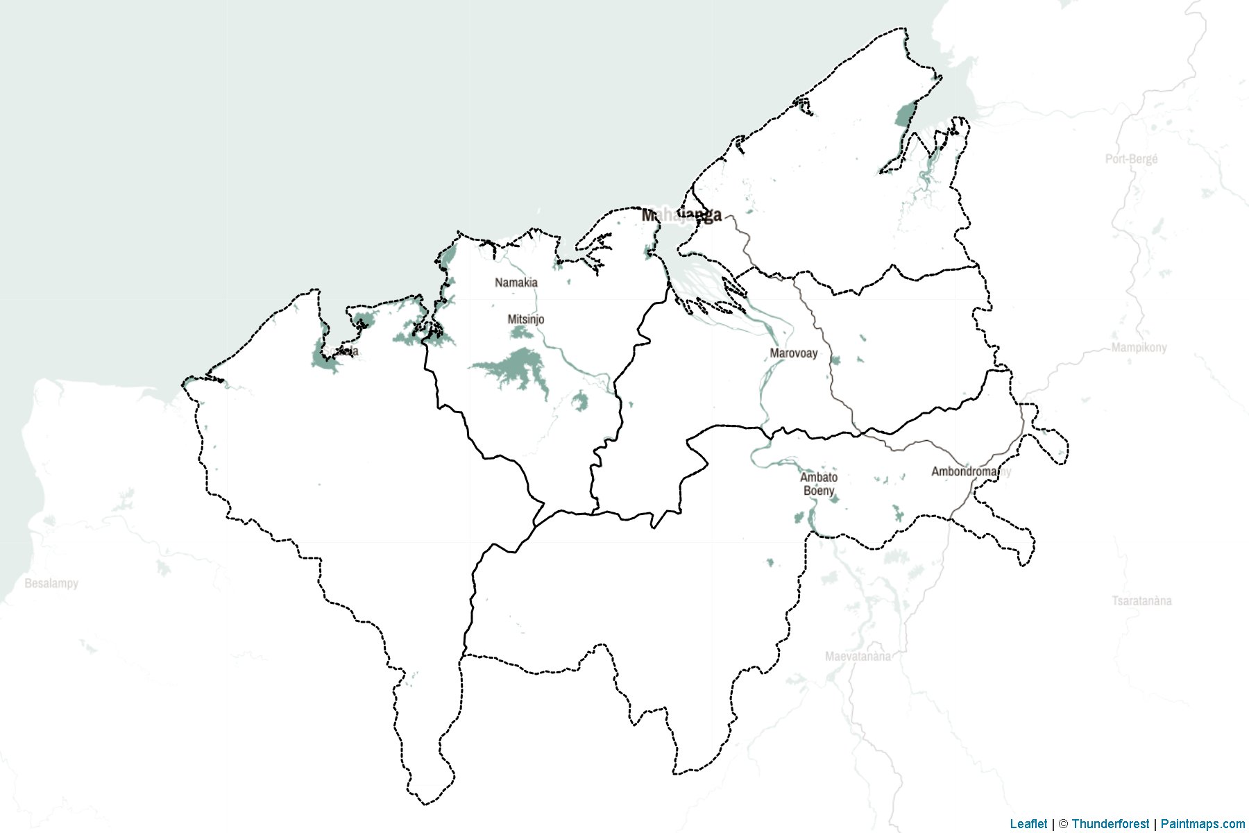 Mahajanga (Madagascar) Map Cropping Samples-2